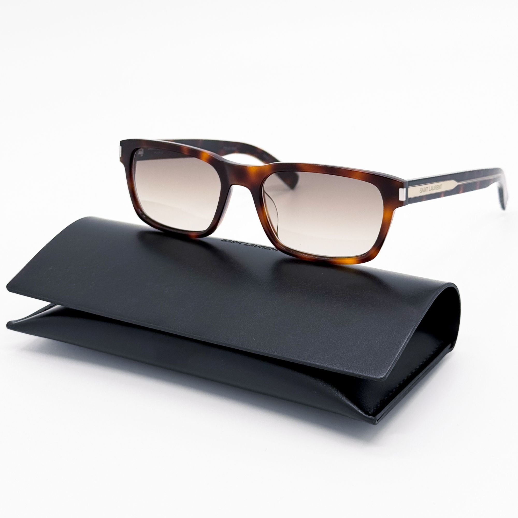 Yves Saint Laurent NEW SAINT LAURENT SUNGLASSES SL662 002 UNISEX HAVANA EYEWEAR Size ONE SIZE - 1 Thumbnail