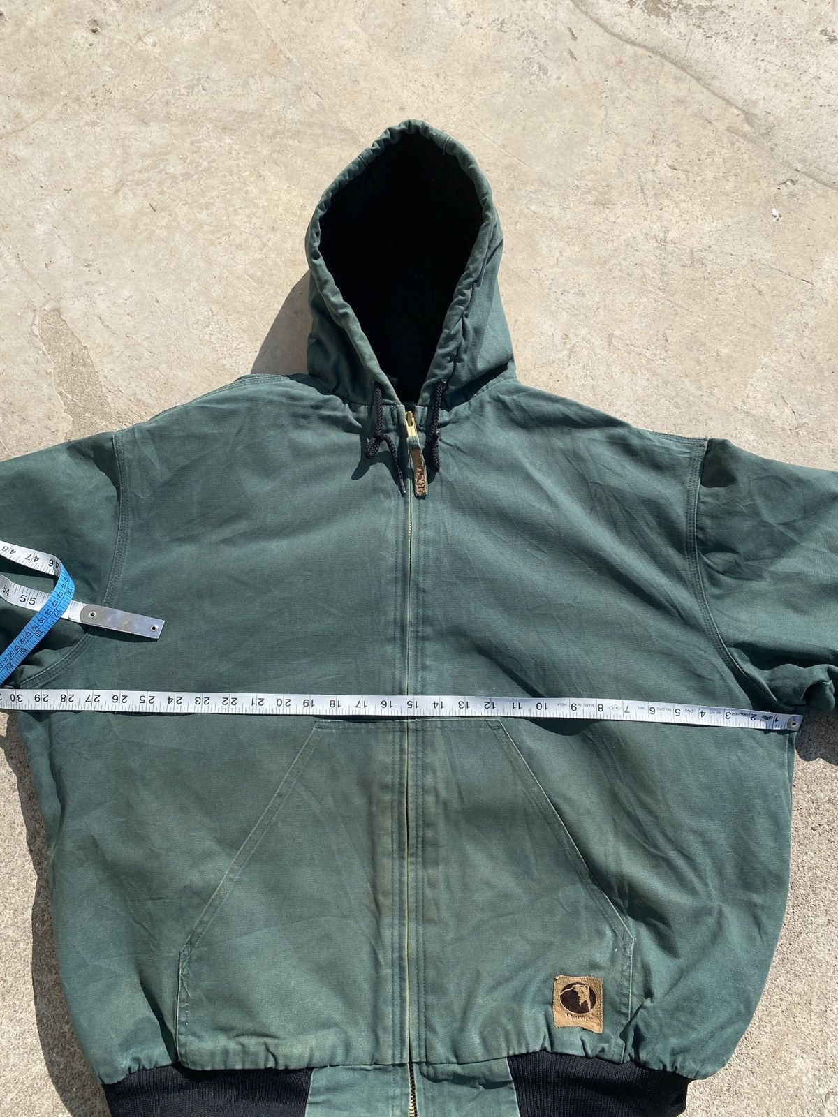 Carhartt Vintage Berne Heritage Duck Hooded Active Work Jacket Size US XXL / EU 58 / 5 - 5 Thumbnail