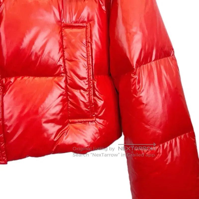 Miu Miu Miu Miu Red Long Puffer Jacket for Women . Size S / US 4 / IT 40 - 4 Thumbnail