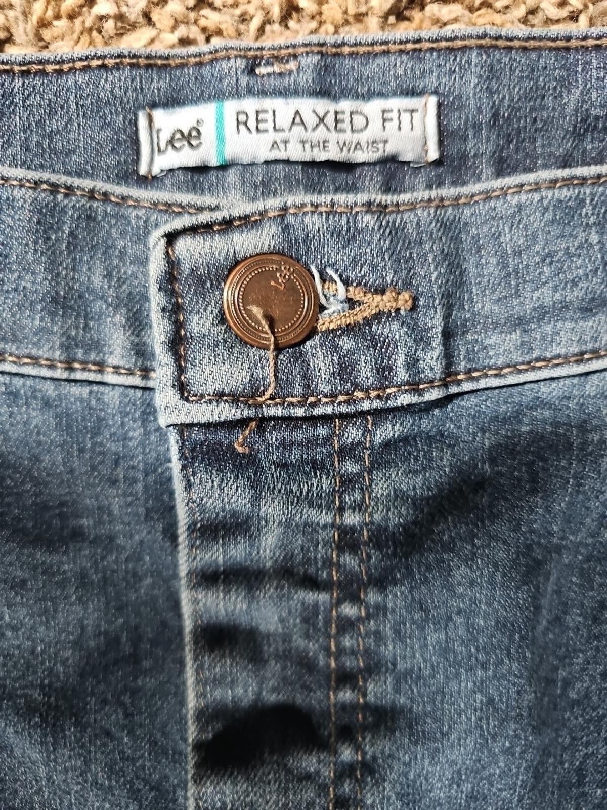 Lee Lee Relaxed Fit 18M Jeans Size 40" / US 18 - 2 Thumbnail