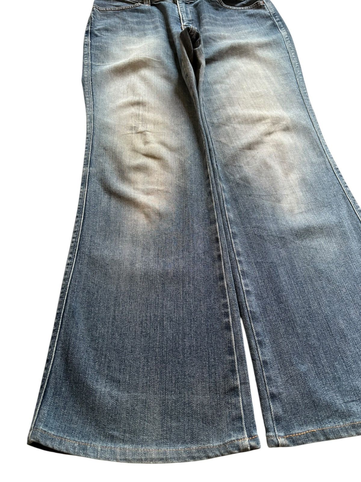 Japanese Brand SALES🔥Vintage Japanese Rusty Mud Wash Bootcut Flare Jeans Size US 30 / EU 46 - 6 Thumbnail