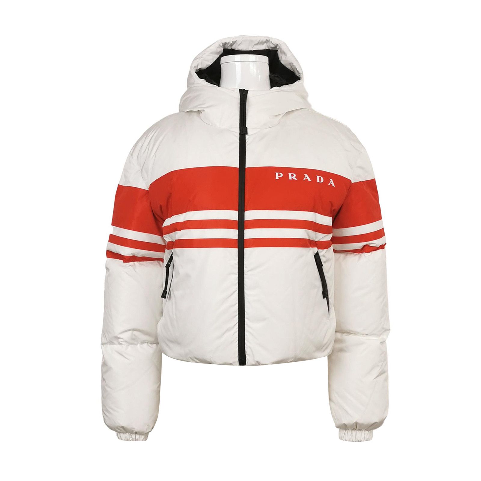 Prada Prada Logo Colorblock Down Jacket XS Size XS / US 0-2 / IT 36-38 - 1 Thumbnail