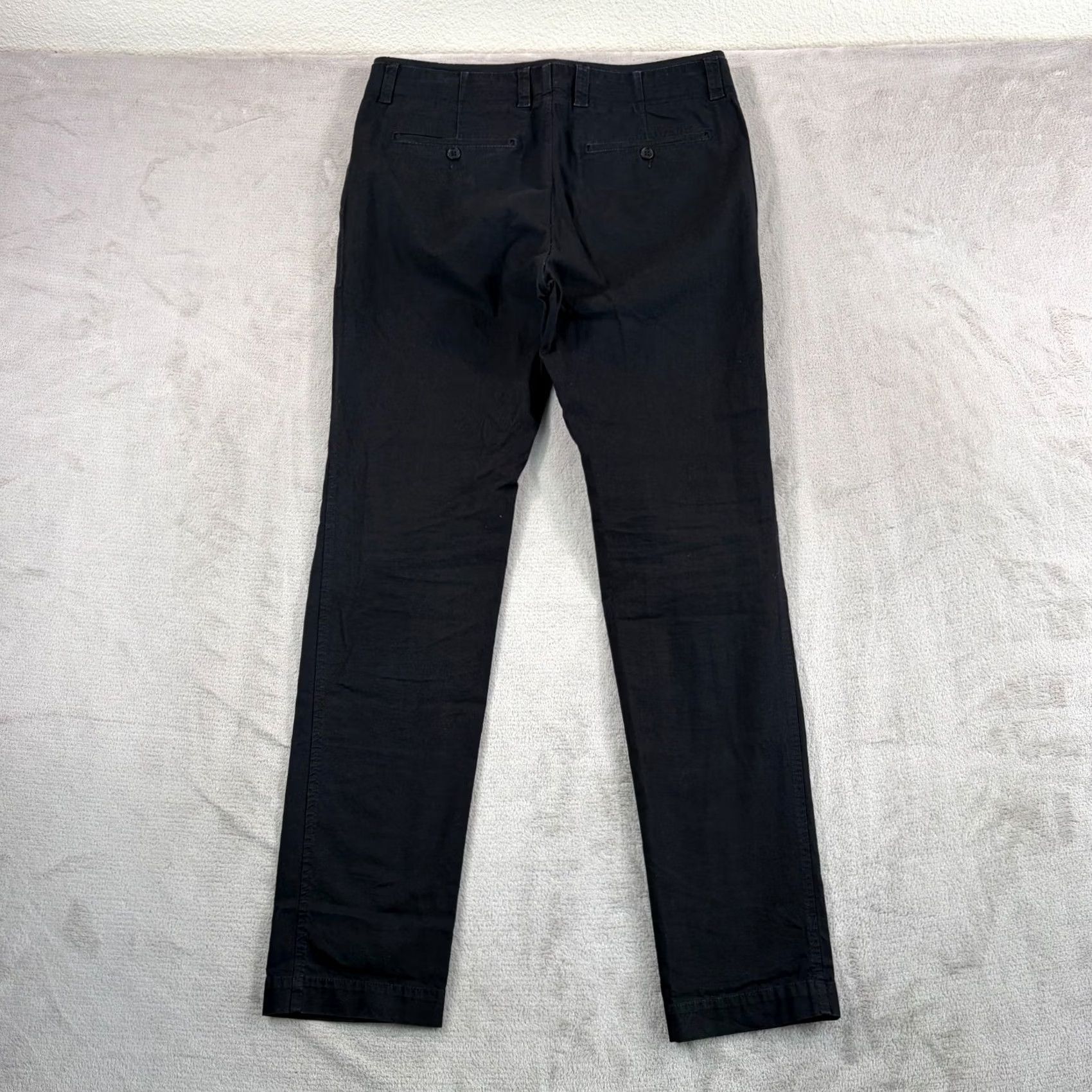 James Perse James Perse Cotton Canvas Utility Pant Black Men 34x31 Jogger Straight 5-Pocket Casual Wearable Front Flat Front | Mens Regular Shoes No Size US 34 / EU 50 - 3 Thumbnail