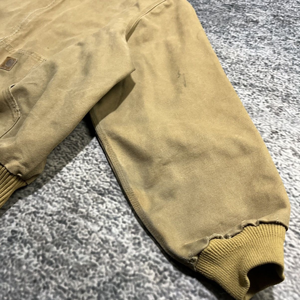 Carhartt VINTAGE CARHARTT TAN BROWN FADED JACKET HOODED WORKWEAR XXL Size US XXL / EU 58 / 5 - 6 Thumbnail
