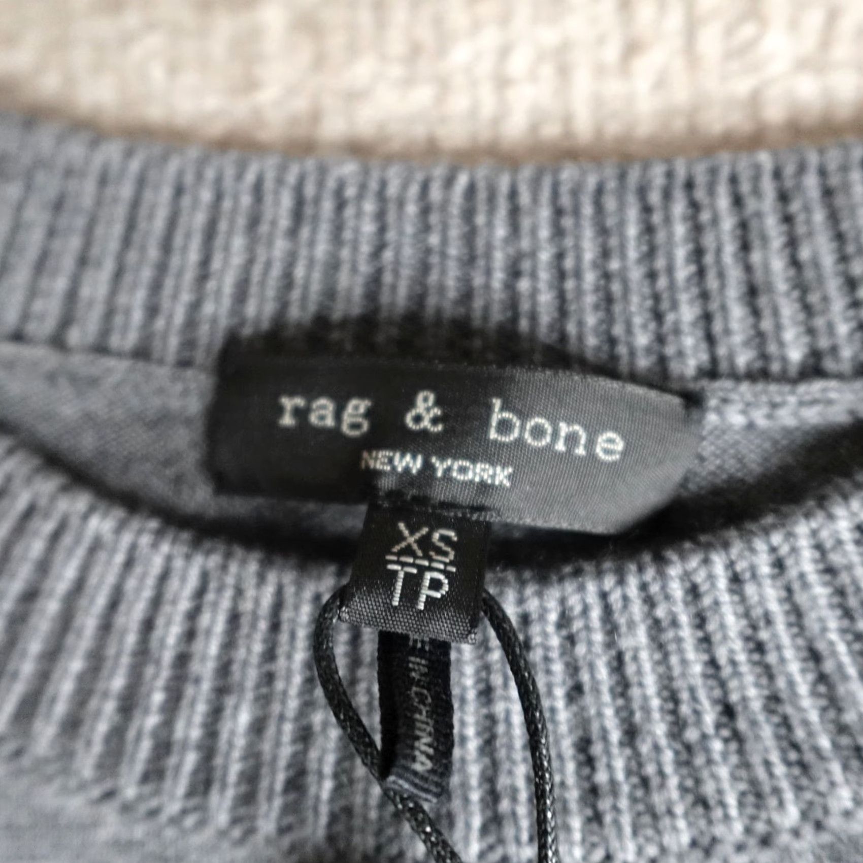 Rag & Bone Rag & Bone Sweater XS Grey Merino Wool Silk Sadie NEW Read Womens Knit Pullover Midi Dress VINTAGE (keep?) Size XS / US 0-2 / IT 36-38 - 6 Thumbnail