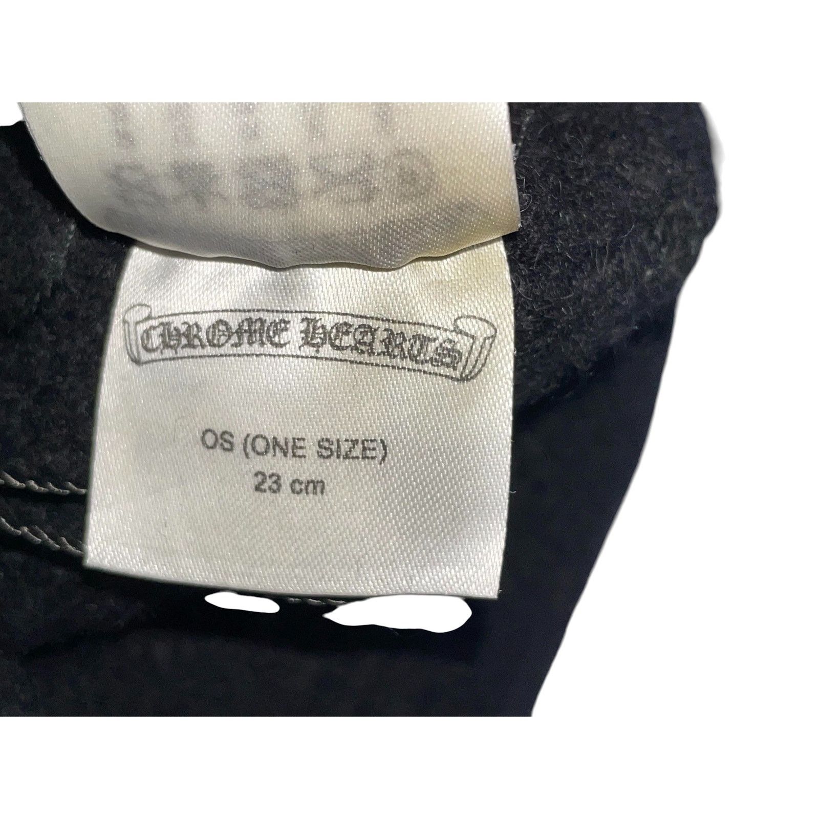 Chrome Hearts Chrome Hearts Horseshoe Black Beanie Size ONE SIZE - 4 Thumbnail