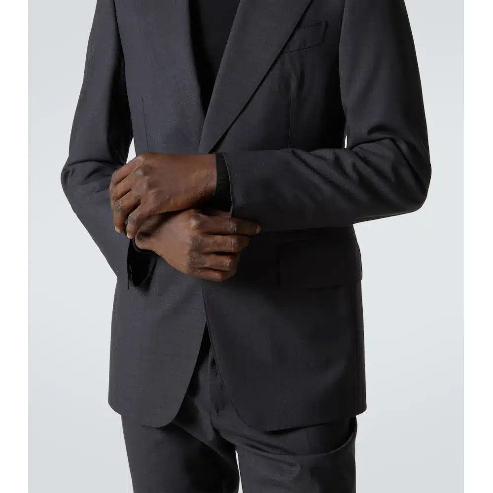 Tom Ford o1sndg0825 11YL40 Single Breast Blazer in Black Size US XL / EU 56 / 4 - 3 Thumbnail
