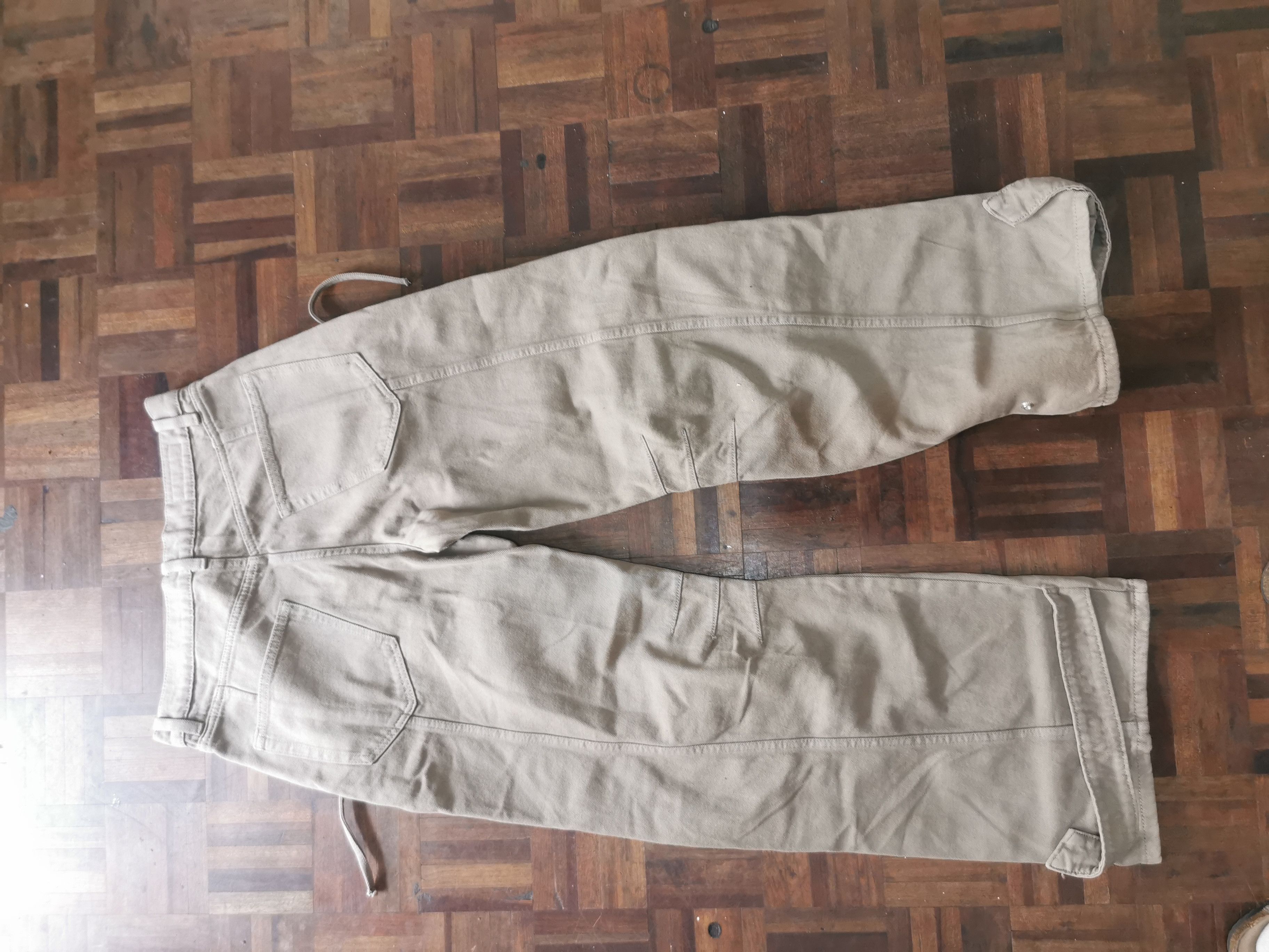 Zara Zara Cargo relaxed fit trousers fadded effect Multipocket, Size US 30 / EU 46 - 11 Thumbnail