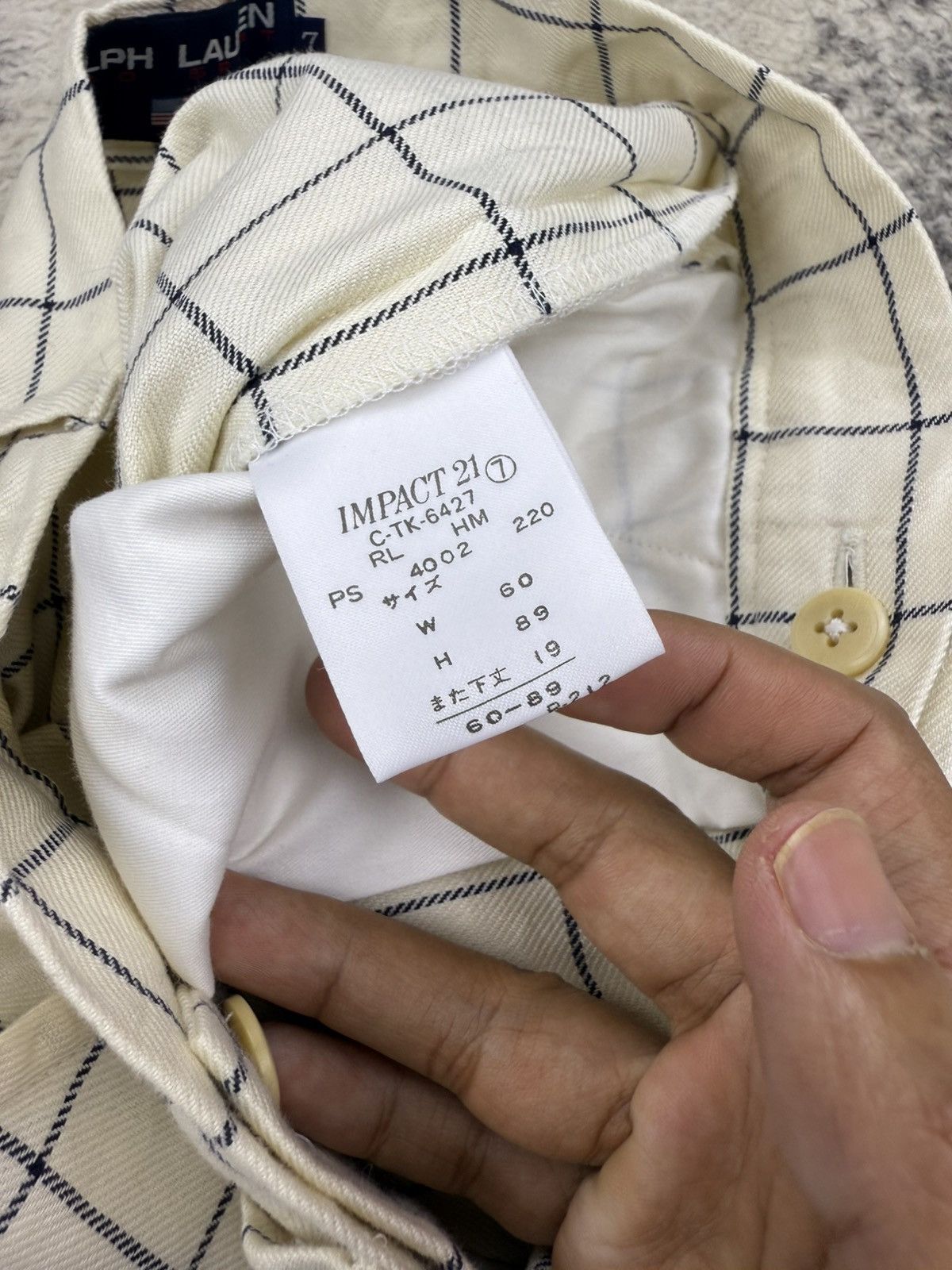 Polo Ralph Lauren × Ralph Lauren × Vintage Vintage POLO SPORT by RALPH LAUREN Checked Pant/Skirt Size 25" / US 0 / IT 36 - 5 Thumbnail