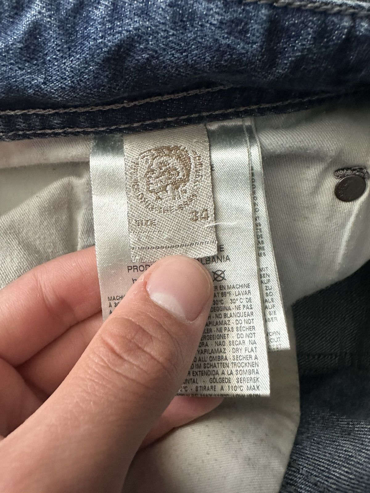 Diesel × Vintage Diesel Industry Jeans – Vintage Style Size US 34 / EU 50 - 6 Thumbnail