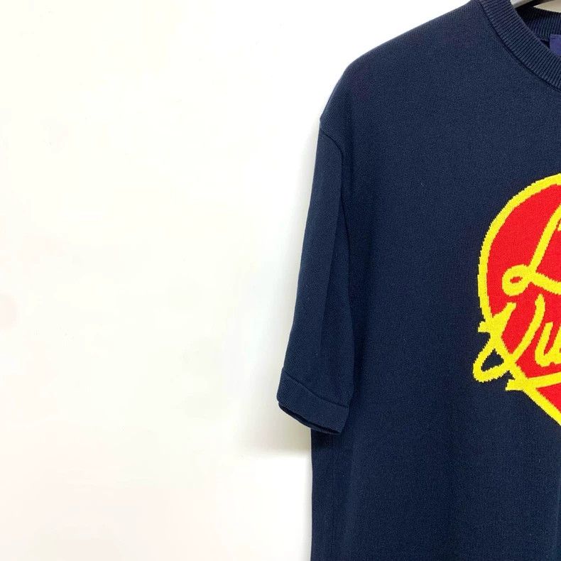 Louis Vuitton Louis Vuitton Dark Blue Love Design Short Sleeve 2501-Nexta Size US XXL / EU 58 / 5 - 7 Thumbnail
