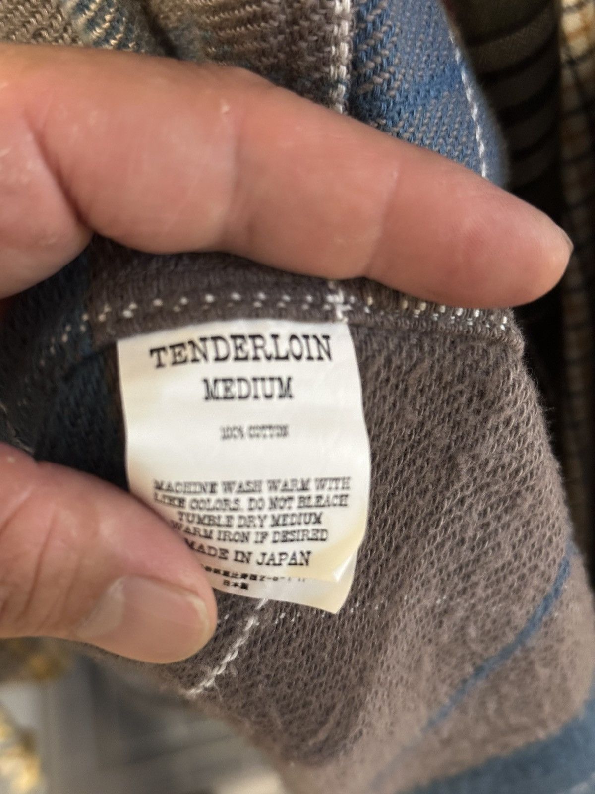 Tenderloin Tenderloin - Wool Check Overshirt - Size M - Japan flannel Size US M / EU 48-50 / 2 - 5 Thumbnail