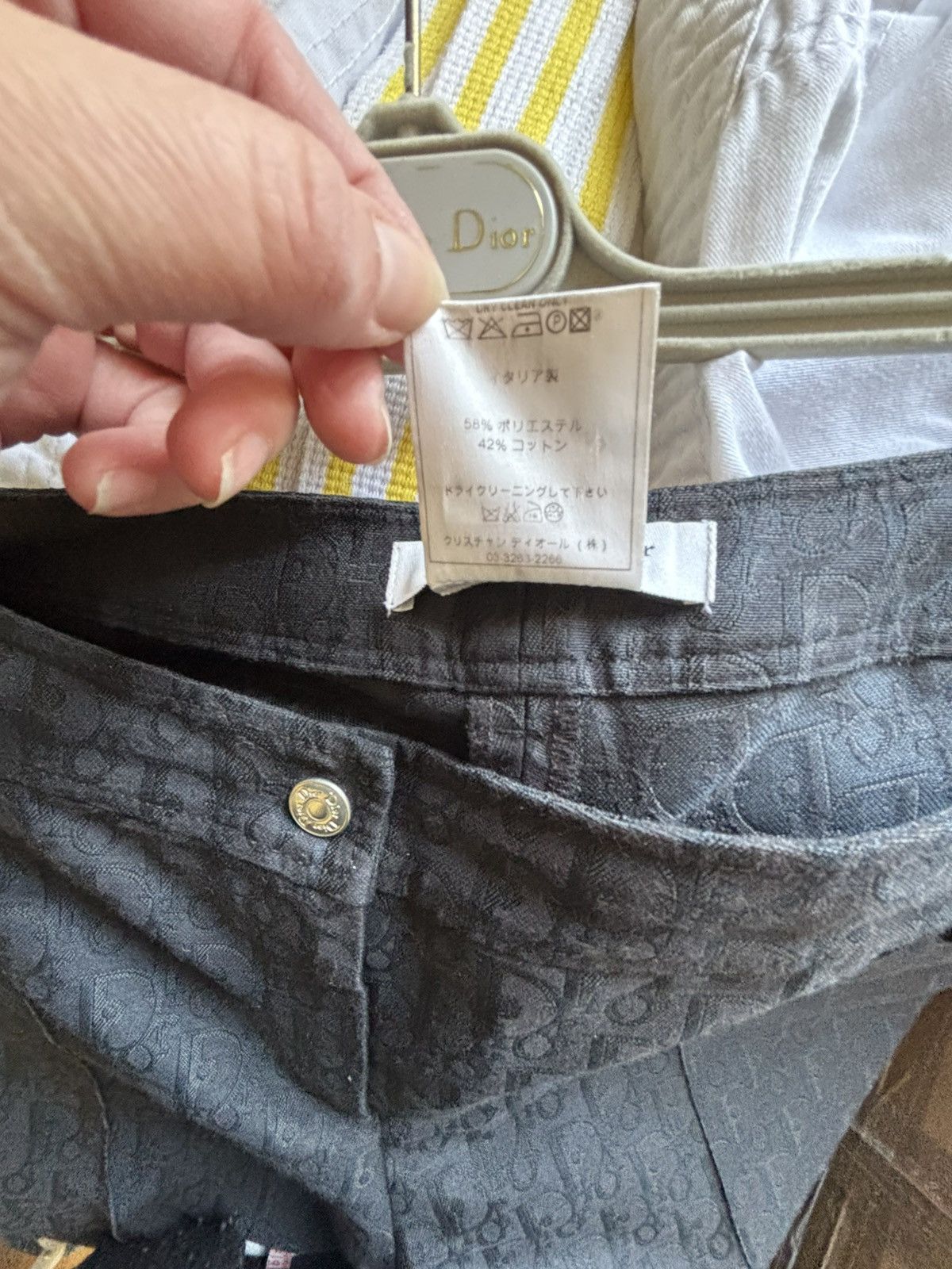 Dior Christian Dior Boutique Oblique Monogram Trousers Size 28" / US 6 / IT 42 - 5 Thumbnail