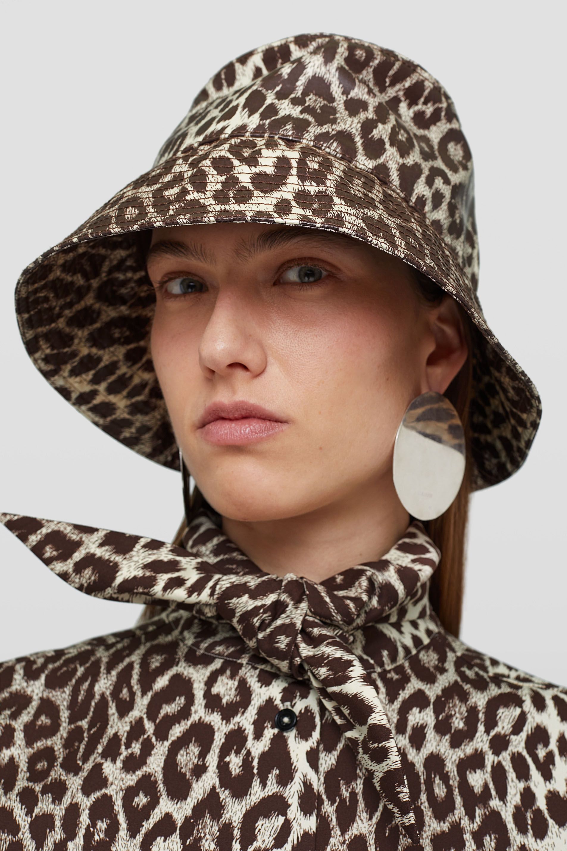 Jil Sander o1y0925 Size : S / Hat / Cap in Dark Brown/Beige Size ONE SIZE - 3 Thumbnail