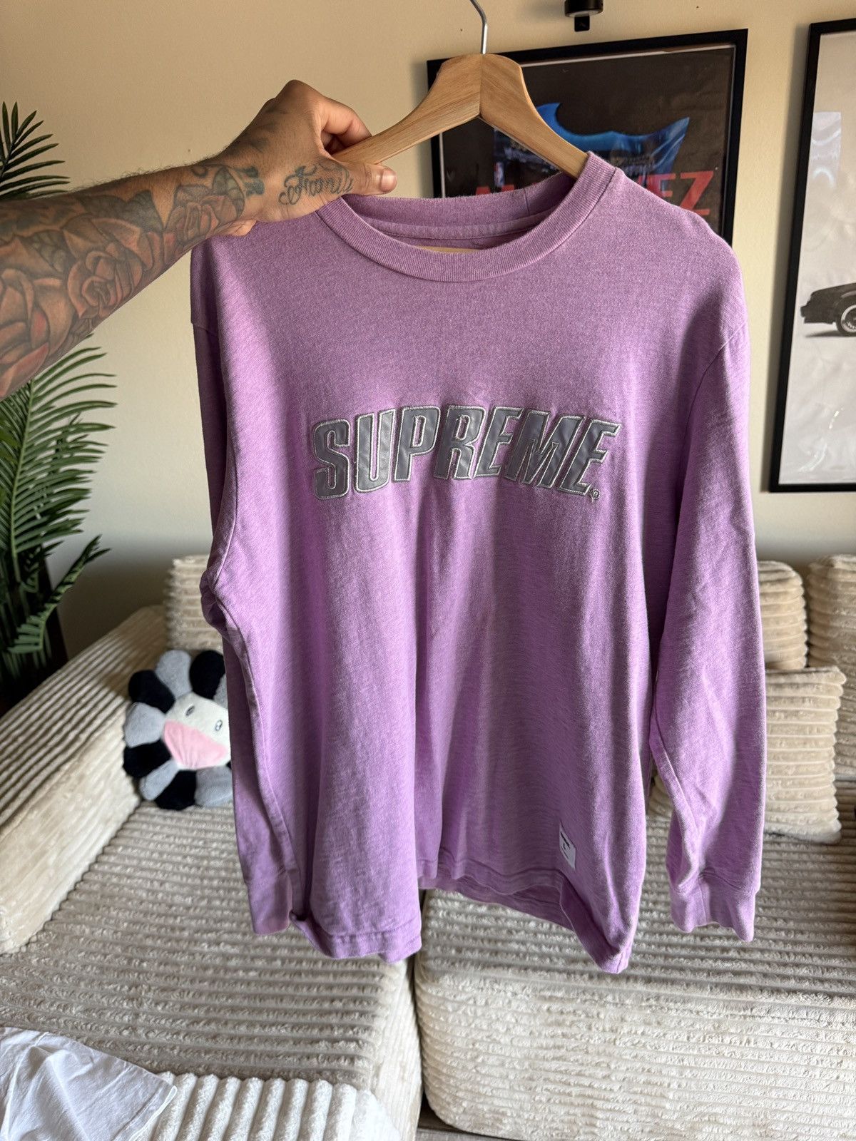 Supreme Supreme Reflective Long-Sleeve Size US L / EU 52-54 / 3 - 1 Thumbnail