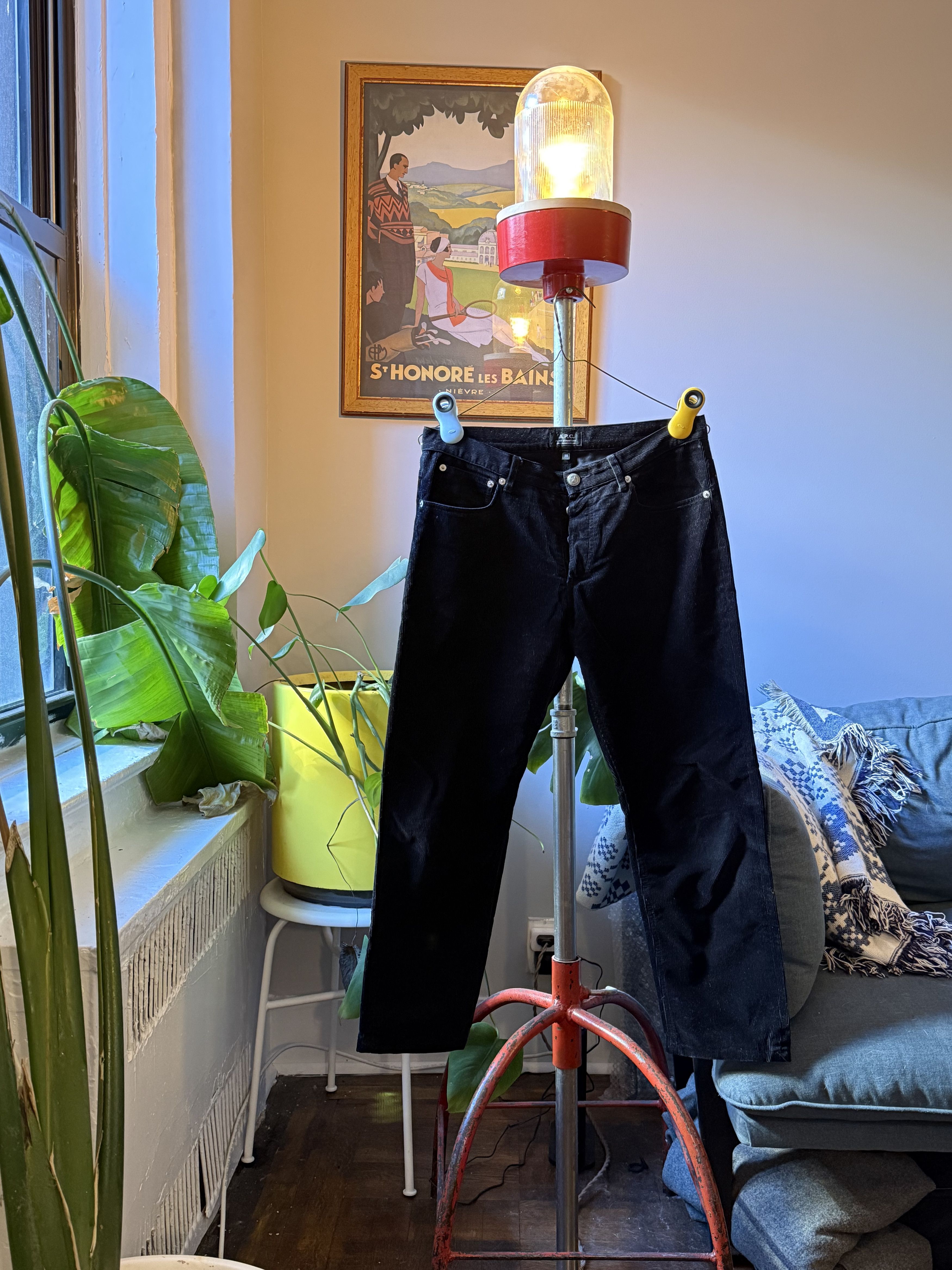 A.P.C. A.P.C. Petit Standard Black Corduroy Size US 29 - 1 Thumbnail