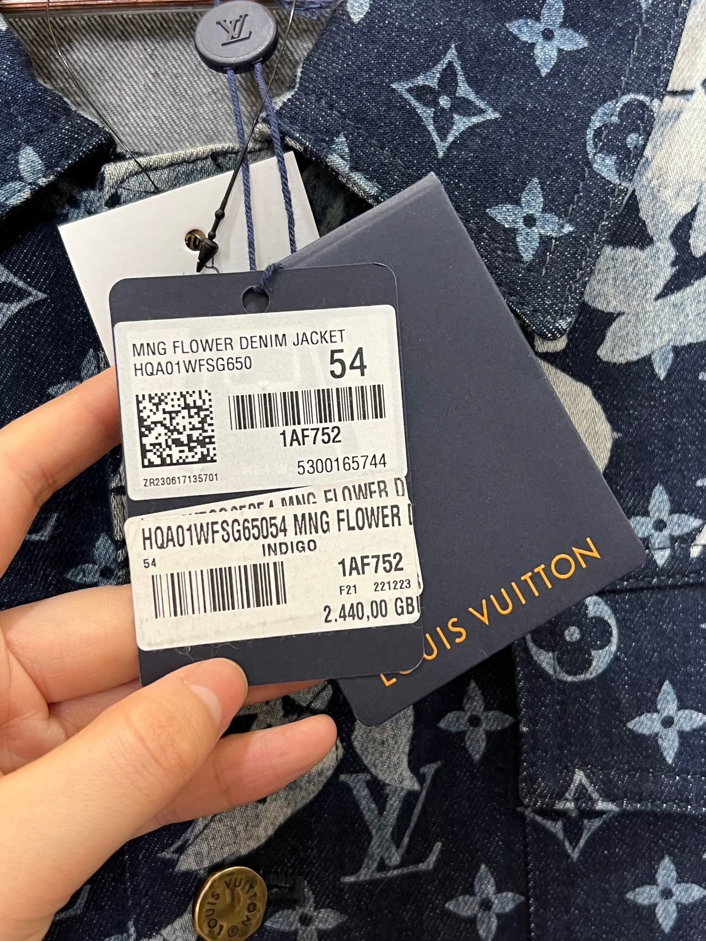Louis Vuitton LV All-Over Print Denim Jacket Size US L / EU 52-54 / 3 - 4 Thumbnail