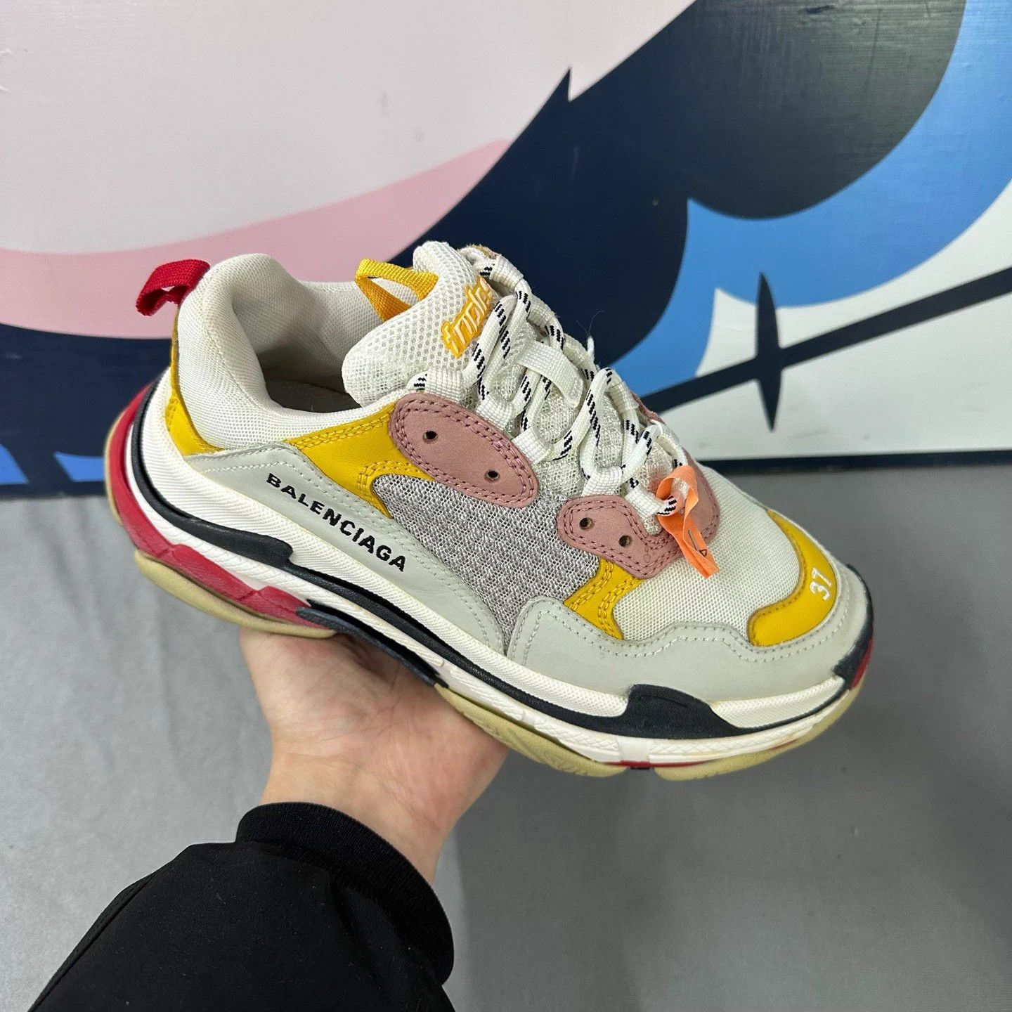 Balenciaga Balenciaga Triple S Mesh Washed Dad Shoe 37 Size US 6 / IT 36 - 6 Thumbnail