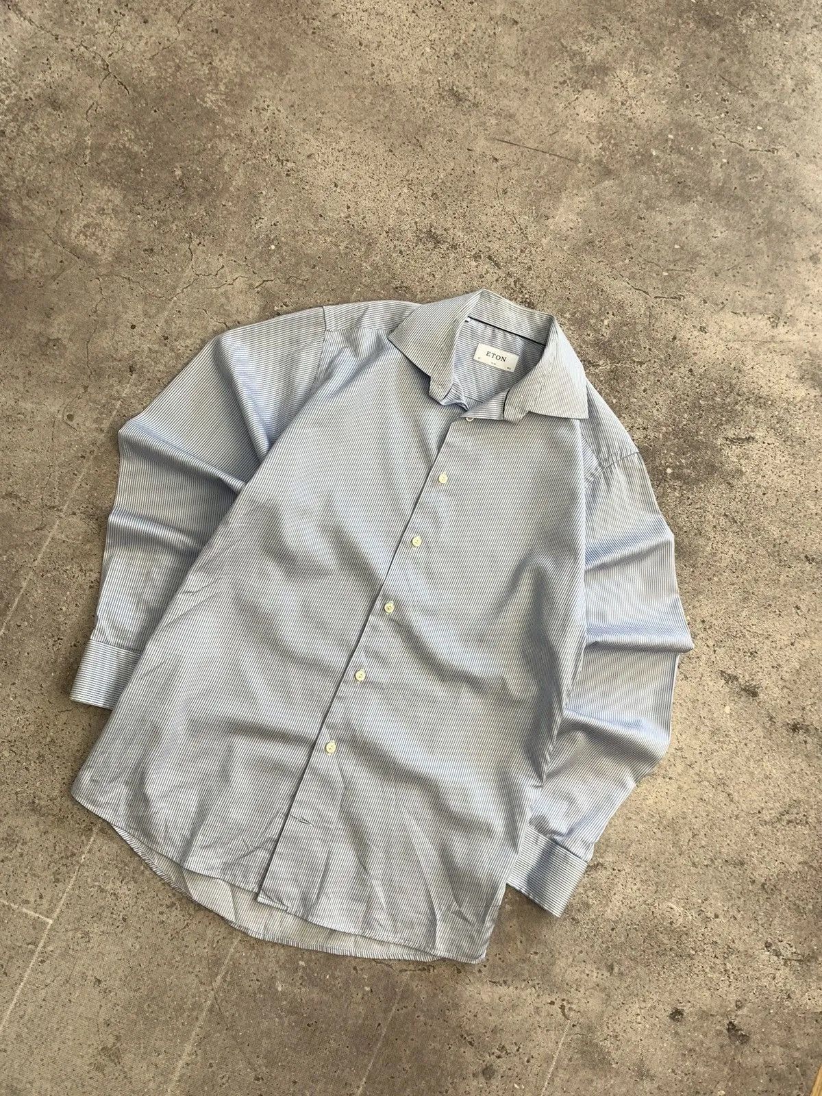 Designer × Eton Vintage luxury Shirt Eton OldMoney Archival Clothes watanabe Size US M / EU 48-50 / 2 - 4 Thumbnail