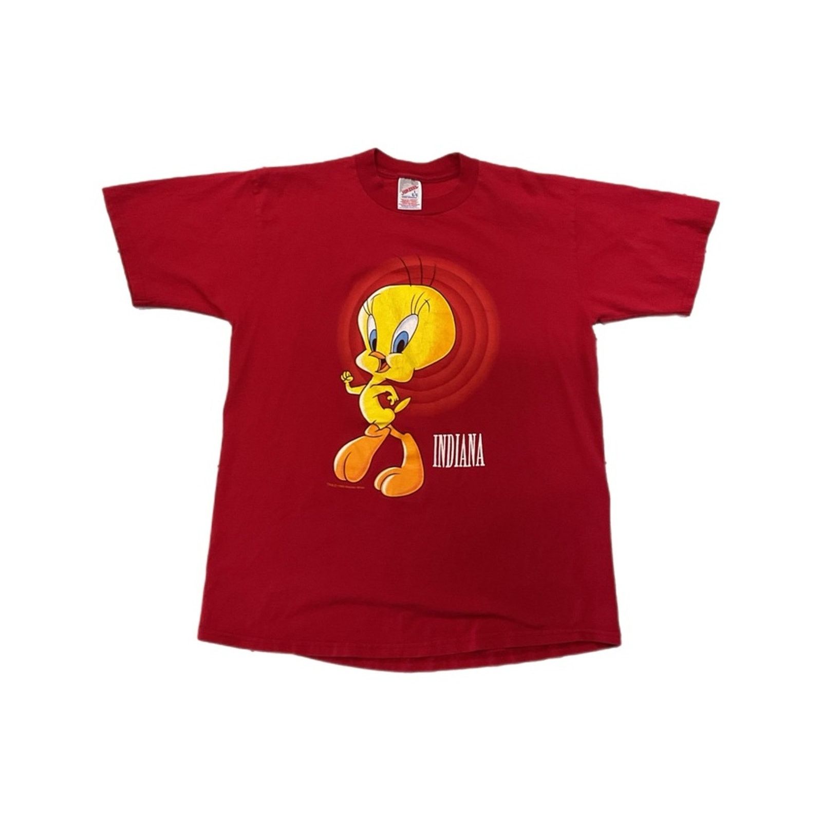 Jerzees Vintage 1999 Tweety Indiana T-shirt Size US L / EU 52-54 / 3 - 1 Thumbnail
