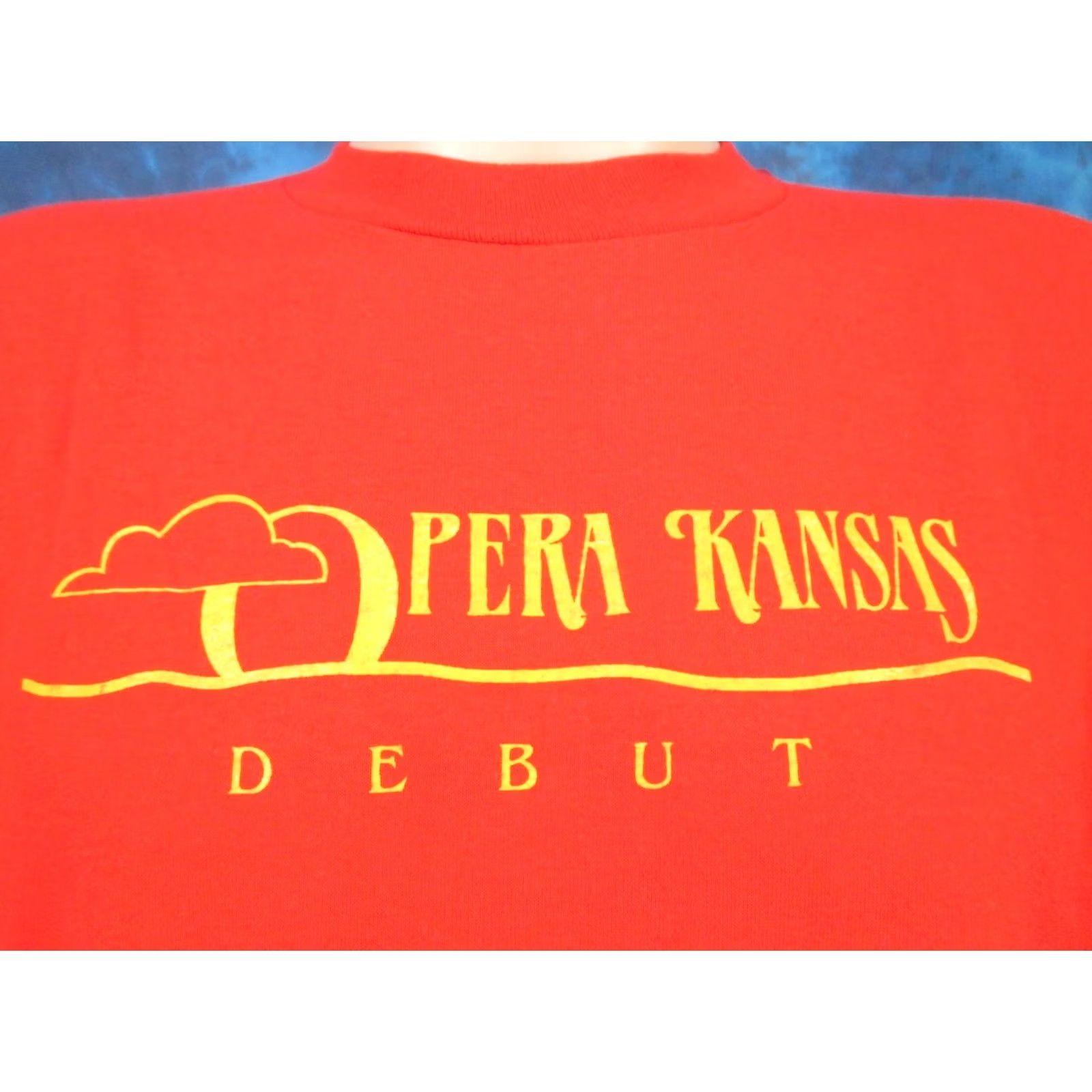 Vintage VINTAGE OPERA KANSAS DEBUT T-Shirt LARGE musical theatre 80s single stitch Mens Size US L / EU 52-54 / 3 - 5 Thumbnail