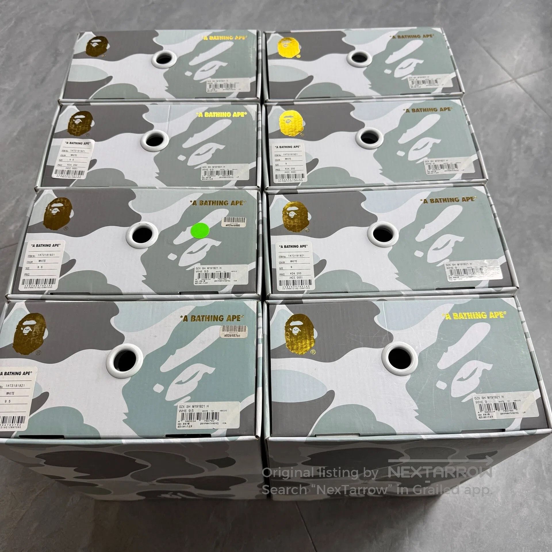 Bape JJJJound x BAPE STA Sneakers. Size US 10 / EU 43 - 7 Thumbnail