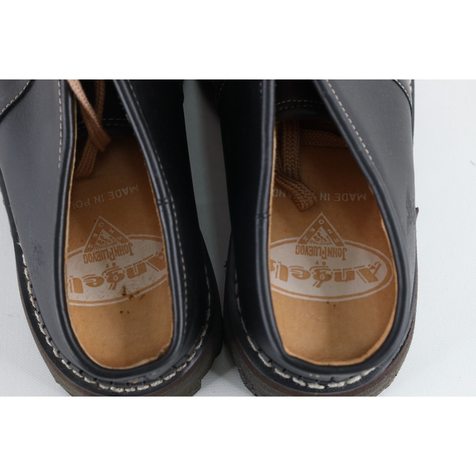 John Fluevog Deadstock Vintage 90s John Fluevog Chunky Leather Shoes Size US 10 / EU 43 - 5 Thumbnail