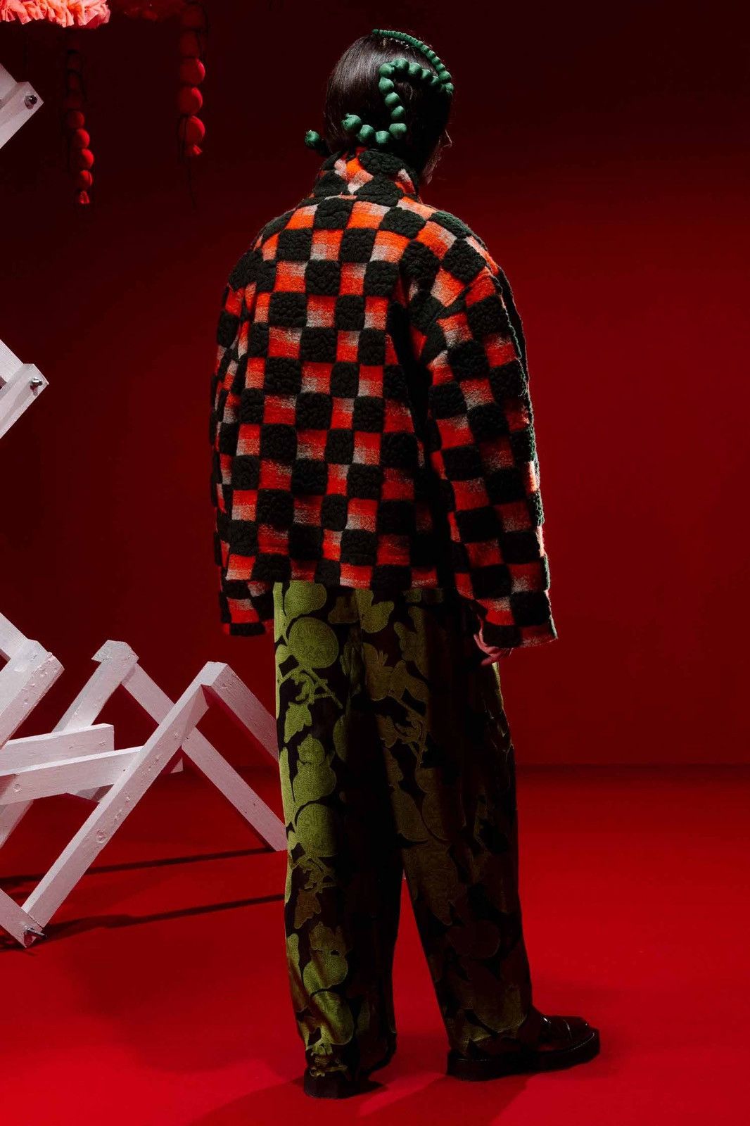 Henrik Vibskov !DS! AW23 Henrik Vibskov Big Bag Teddy Checks Jacket Size US L / EU 52-54 / 3 - 2 Thumbnail
