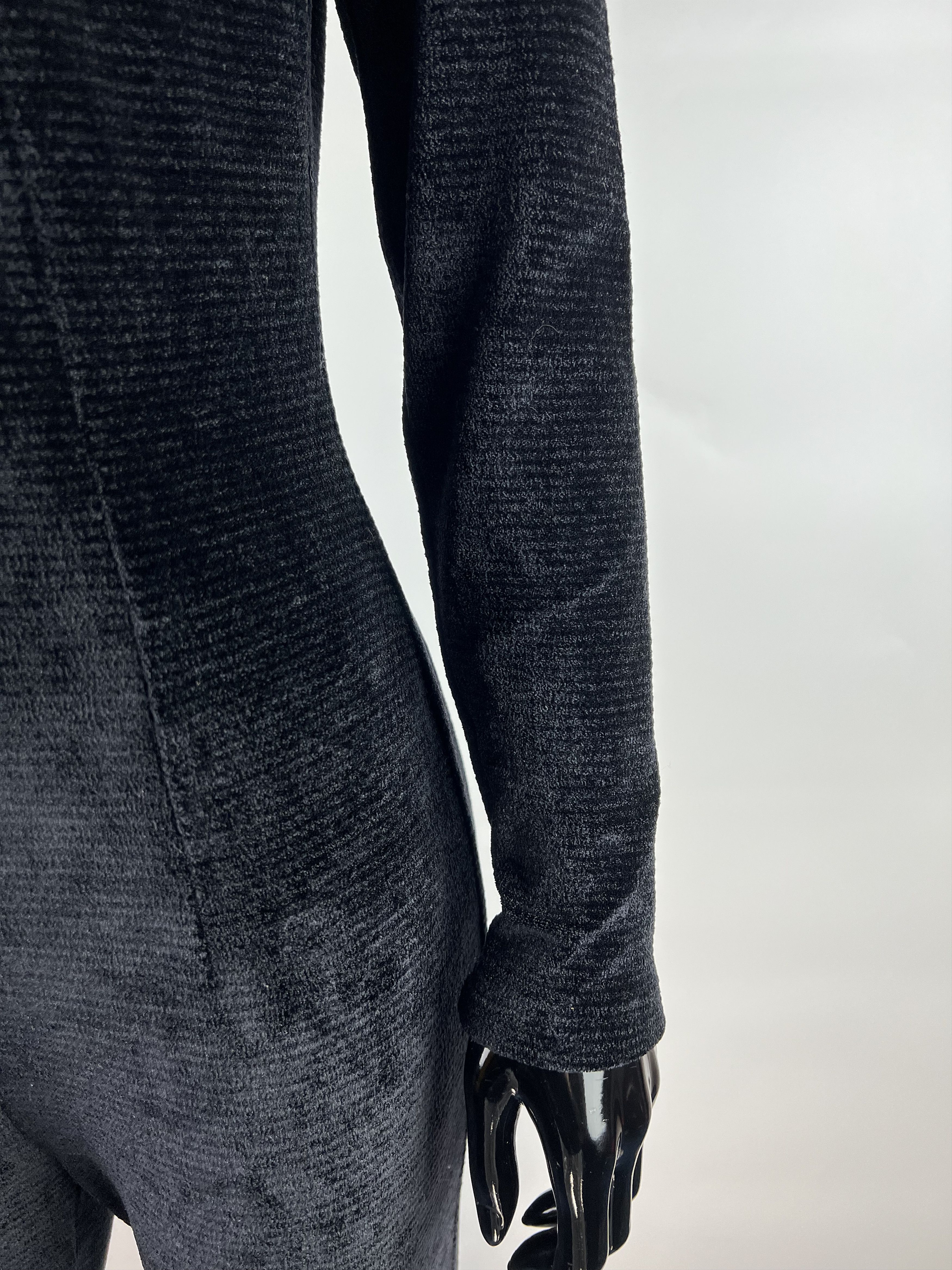 Escada Escada by Margaretha Ley VTG Ribbed Velour Jumpsuit Size 36 Size 27" / US 4 / IT 40 - 11 Thumbnail