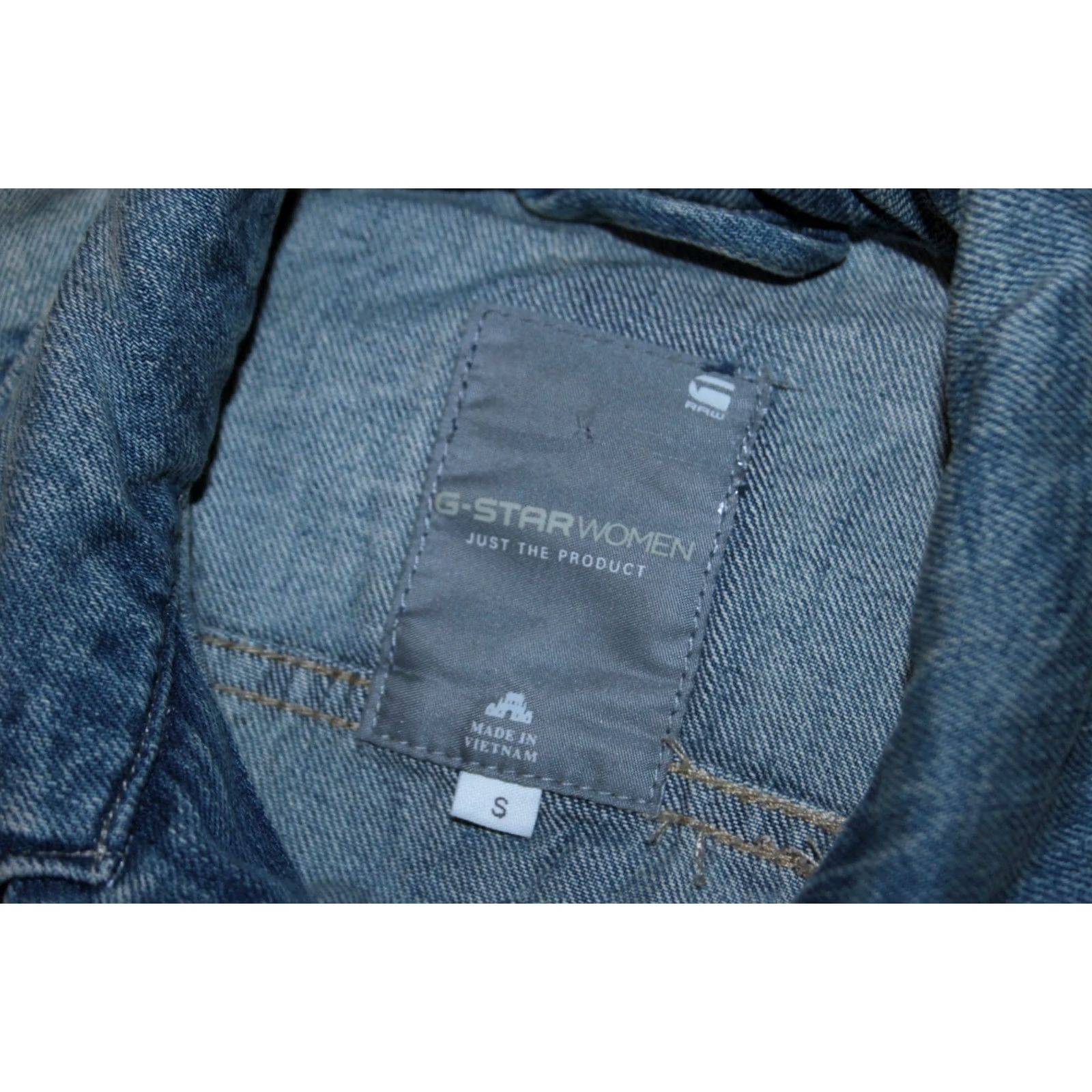 G-Star G-Star Raw women waistcoat denim Size S Blue Size 28" / US 6 / IT 42 - 6 Thumbnail
