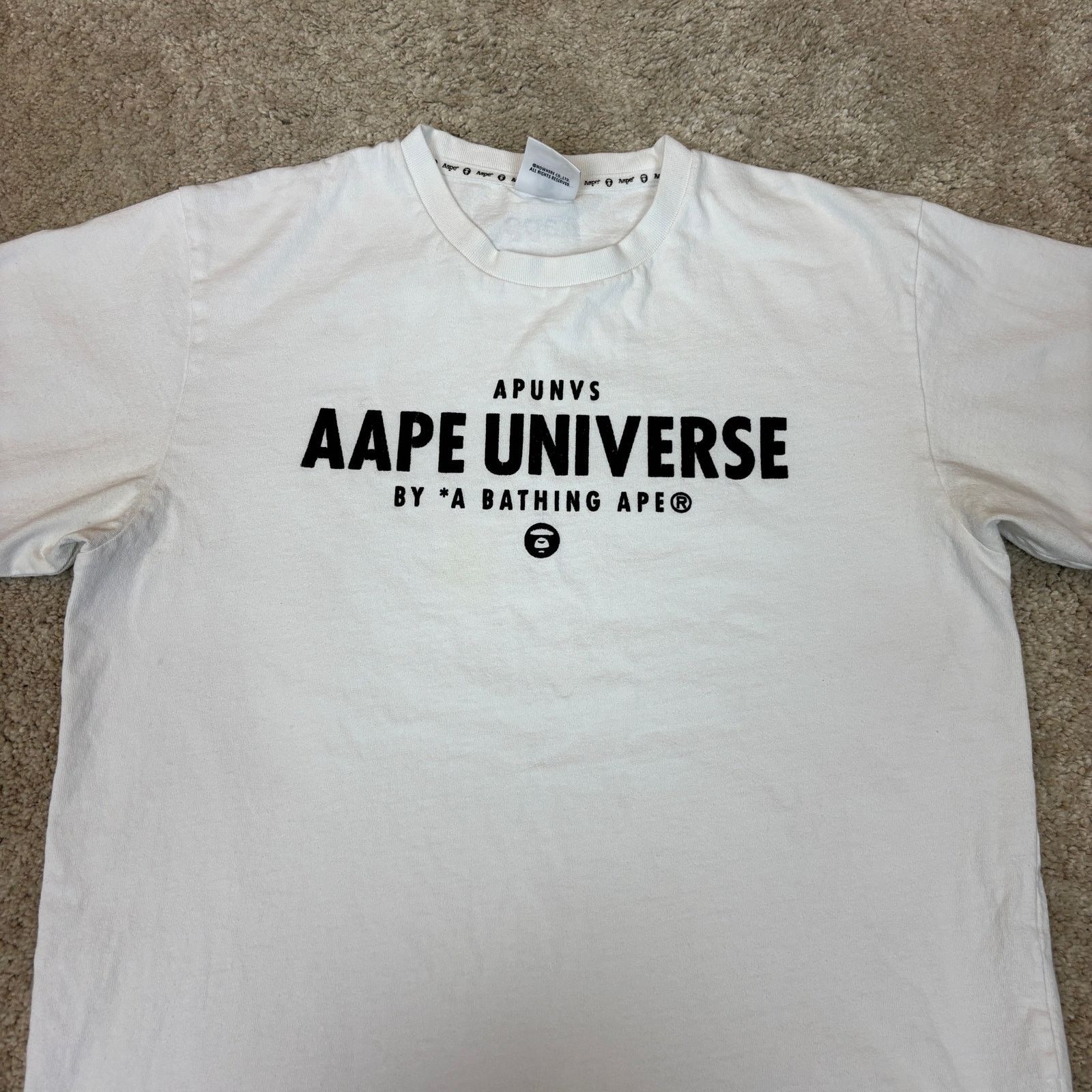 Aape × Bape Aape by A Bathing Ape Universe APUNVS T Shirt Men's Medium Size US M / EU 48-50 / 2 - 2 Thumbnail