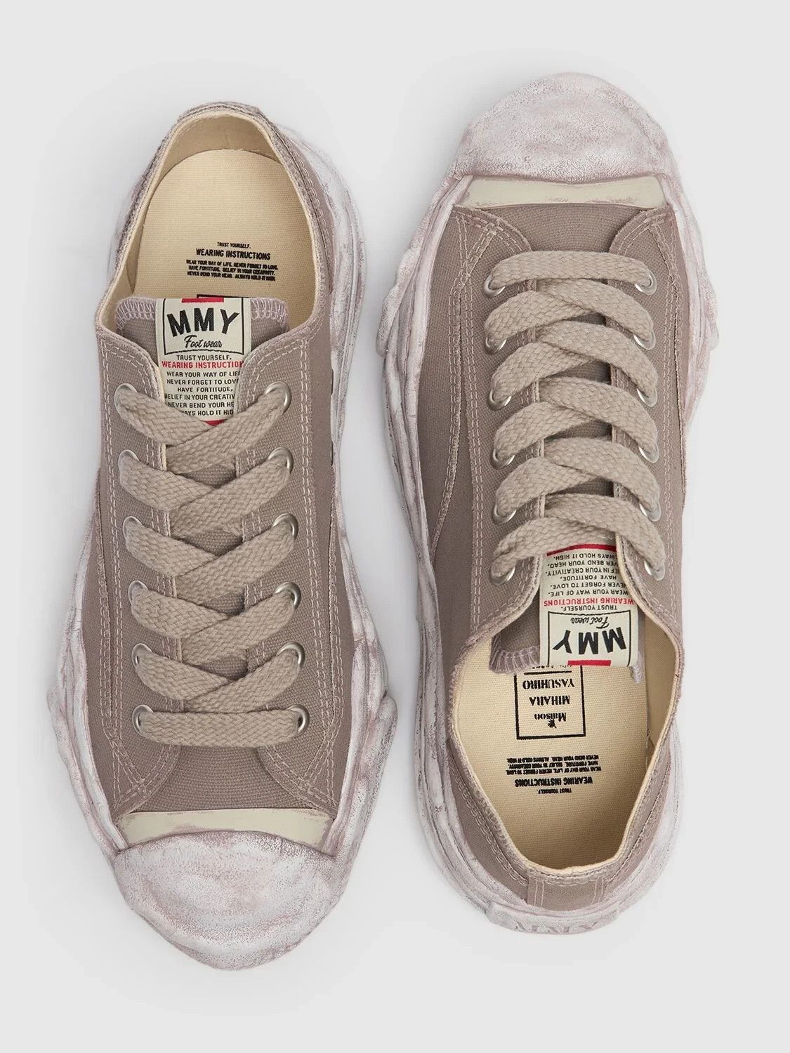 Other Mihara Yasuhiro Hank Gray Canvas Sneakers New & Authentic Size US 10 / EU 43 - 3 Thumbnail