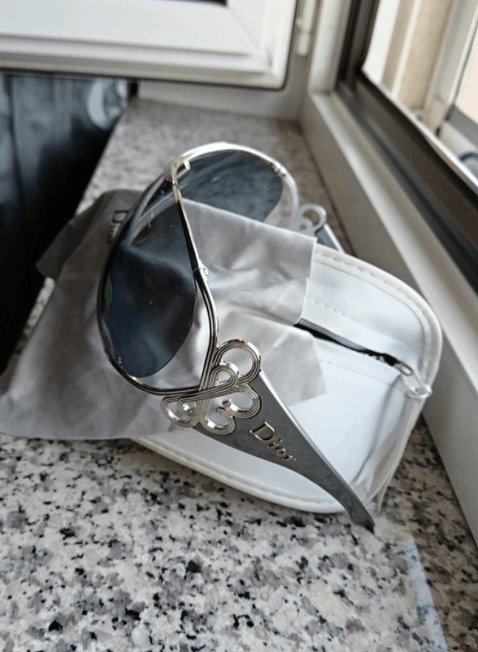 Dior Christian Dior Sunglasses Oversized Shield Mask Vintage Size ONE SIZE - 4 Thumbnail
