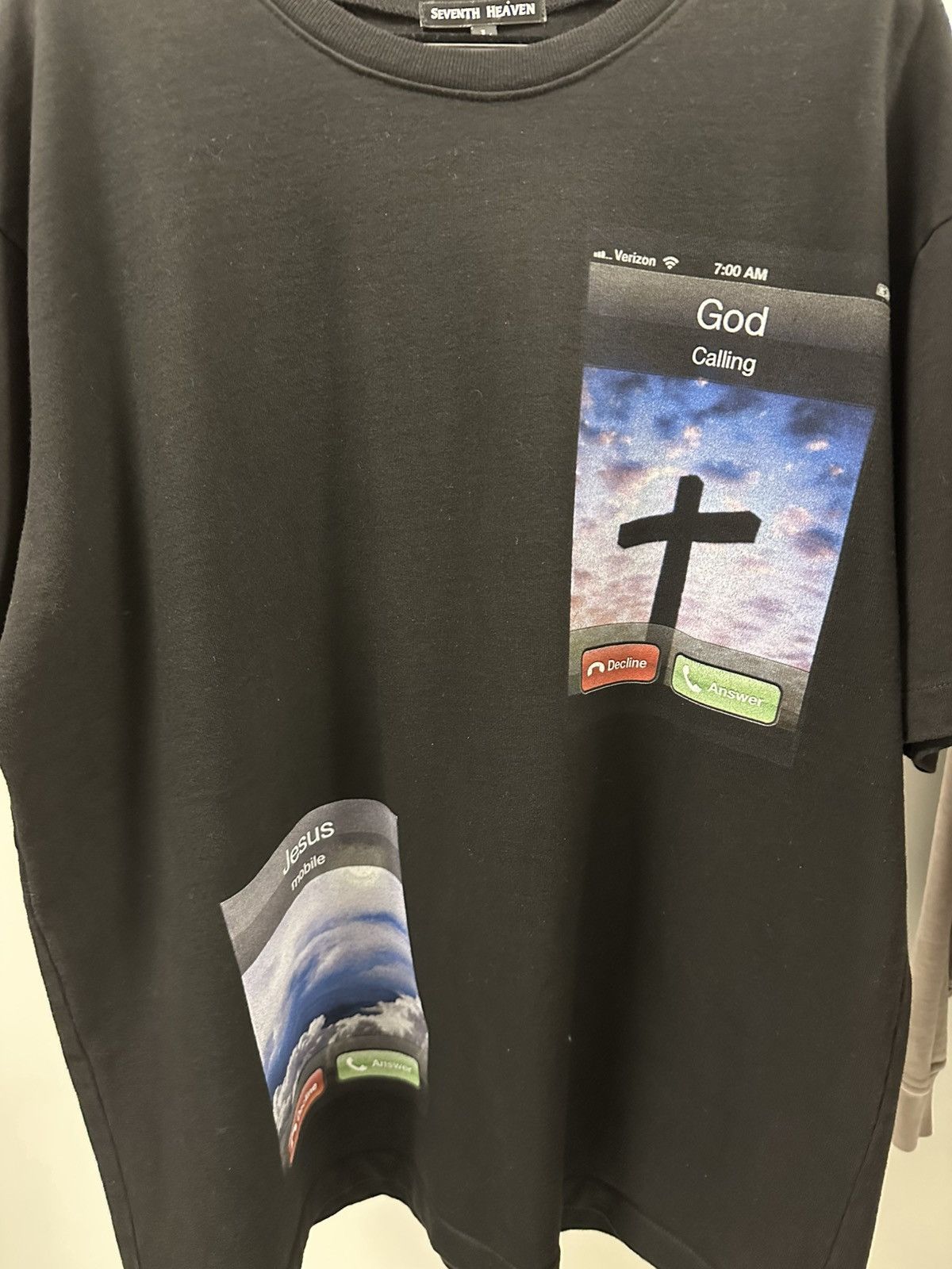 Seventh Heaven Seventh Heaven God / Jesus Calling T Shirt Size US L / EU 52-54 / 3 - 3 Thumbnail