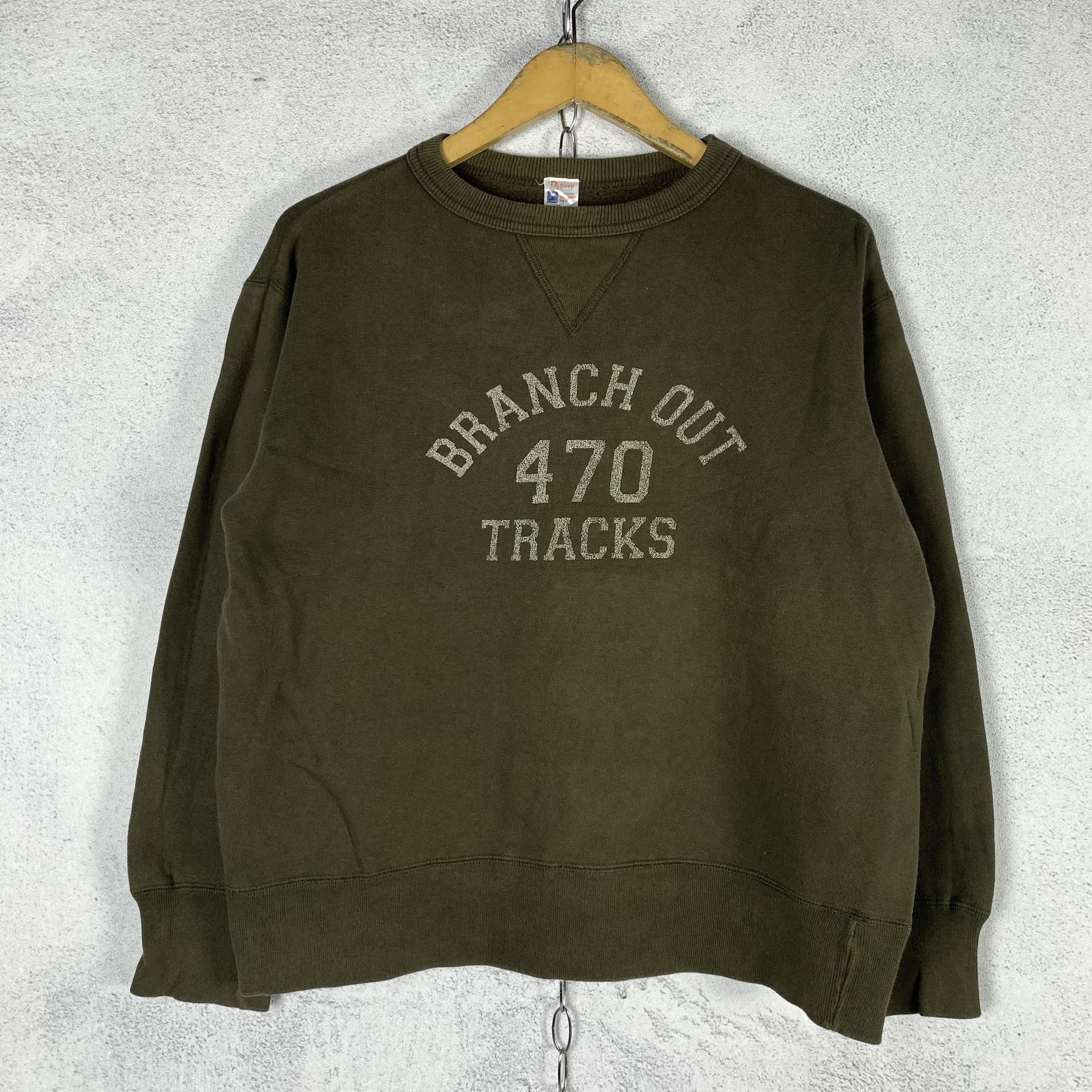 Japanese Brand Dig Deep Loopwheeled Sweatshirt Crewneck Size US L / EU 52-54 / 3 - 1 Thumbnail