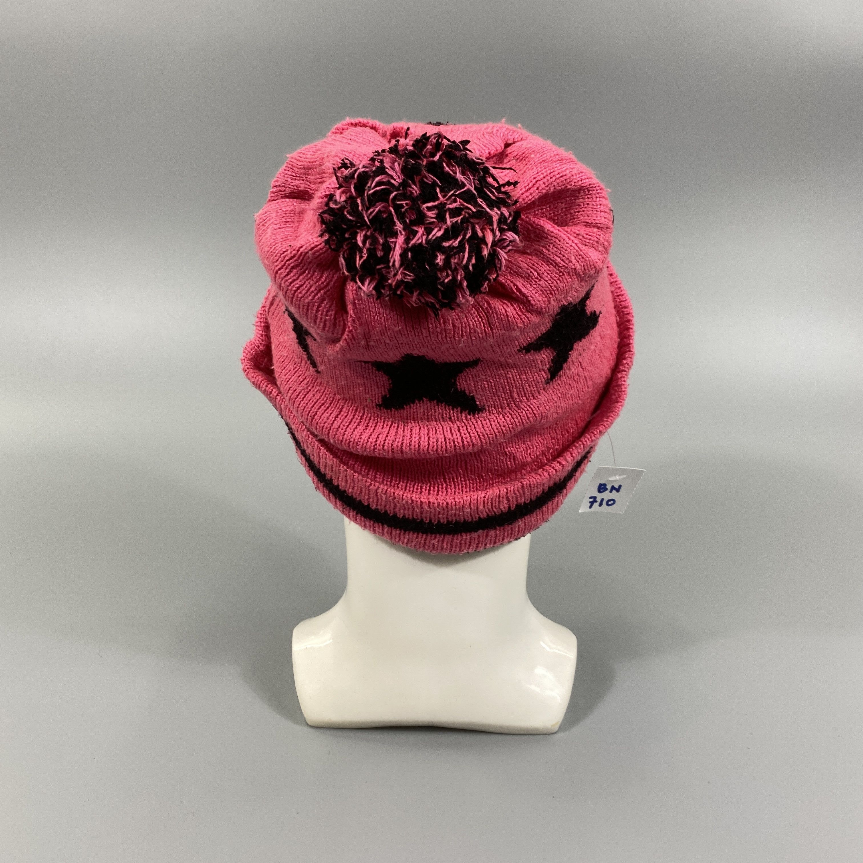 Japanese Brand Star Snow Cap Beanie With Pompom -BN710 Size ONE SIZE - 5 Thumbnail