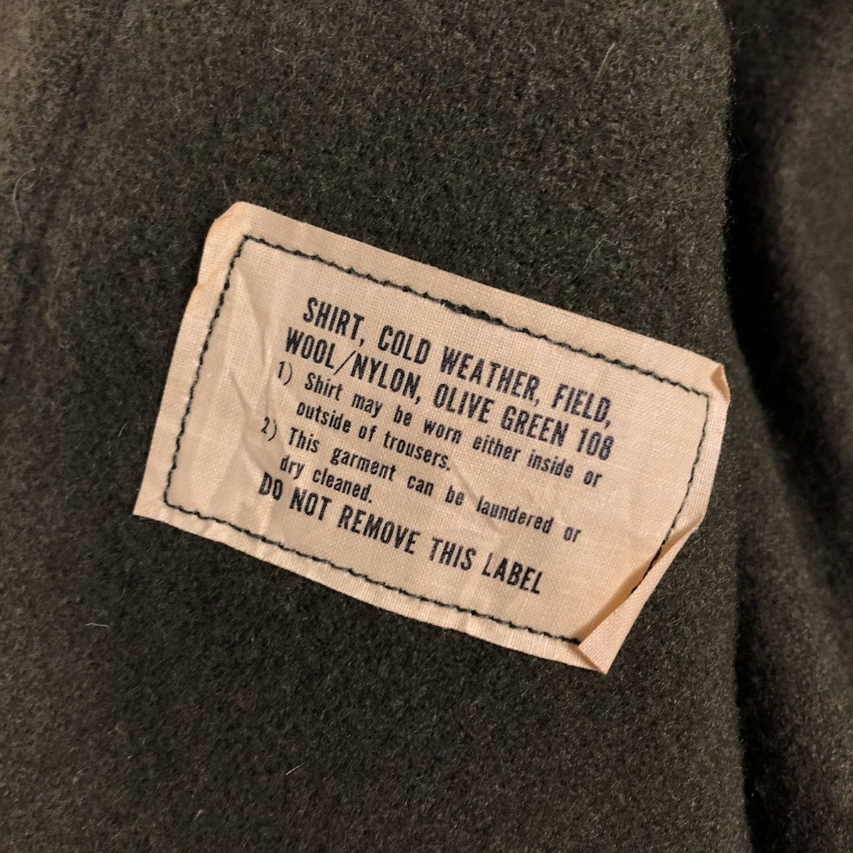 Vintage 🔥VINTAGE WOOL BUTTON CHORE JACKET MILITARY USN Size US S / EU 44-46 / 1 - 19 Thumbnail