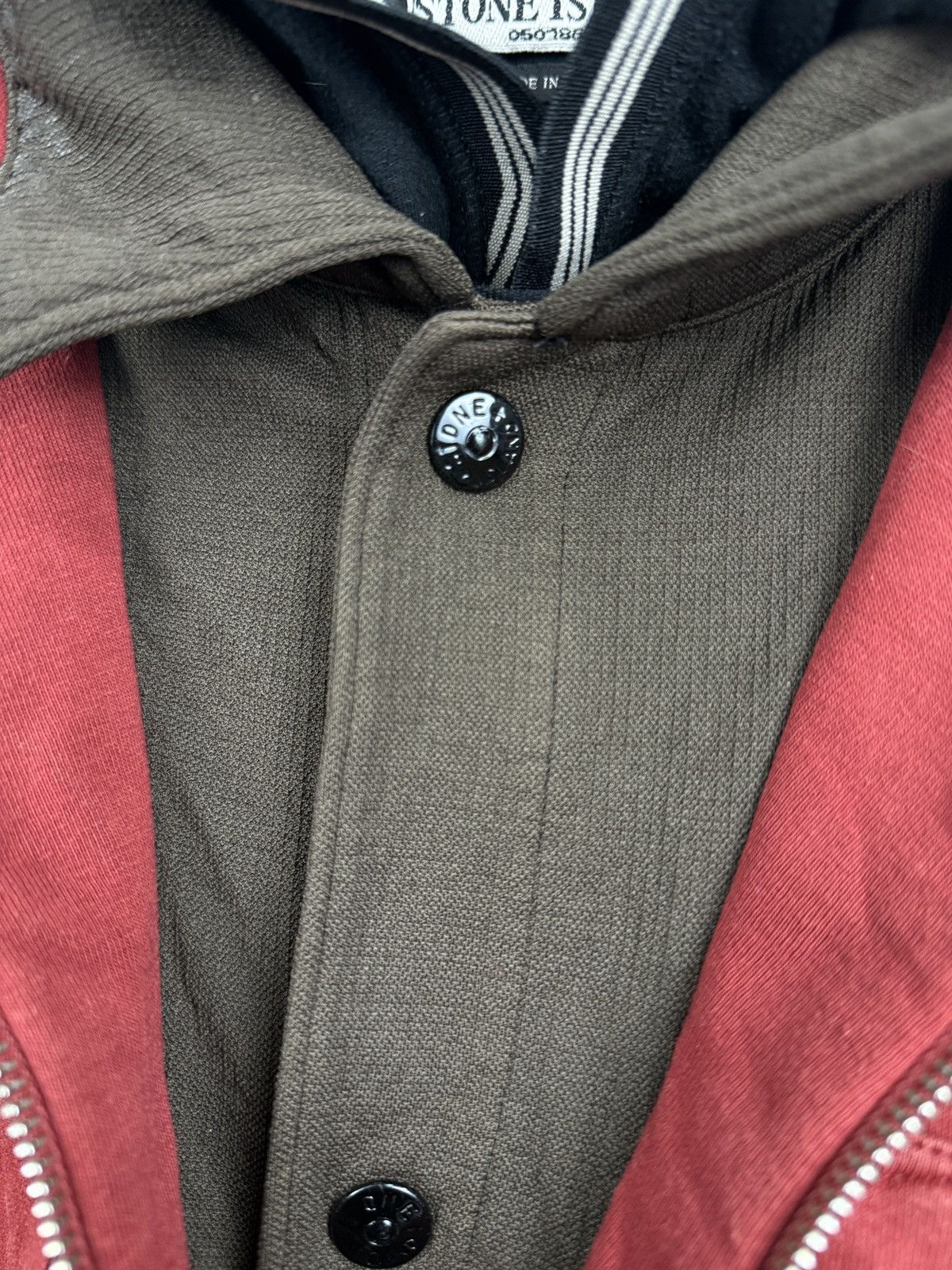 Stone Island 🇮🇹 Vintage 90s Stone Island Archive Layered Hooded Jacket Size US XL / EU 56 / 4 - 14 Thumbnail