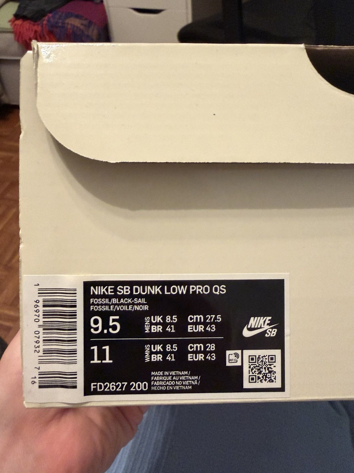 Nike SB Nike dunk sb Albino & Preto Size US 9.5 / EU 42-43 - 8 Thumbnail
