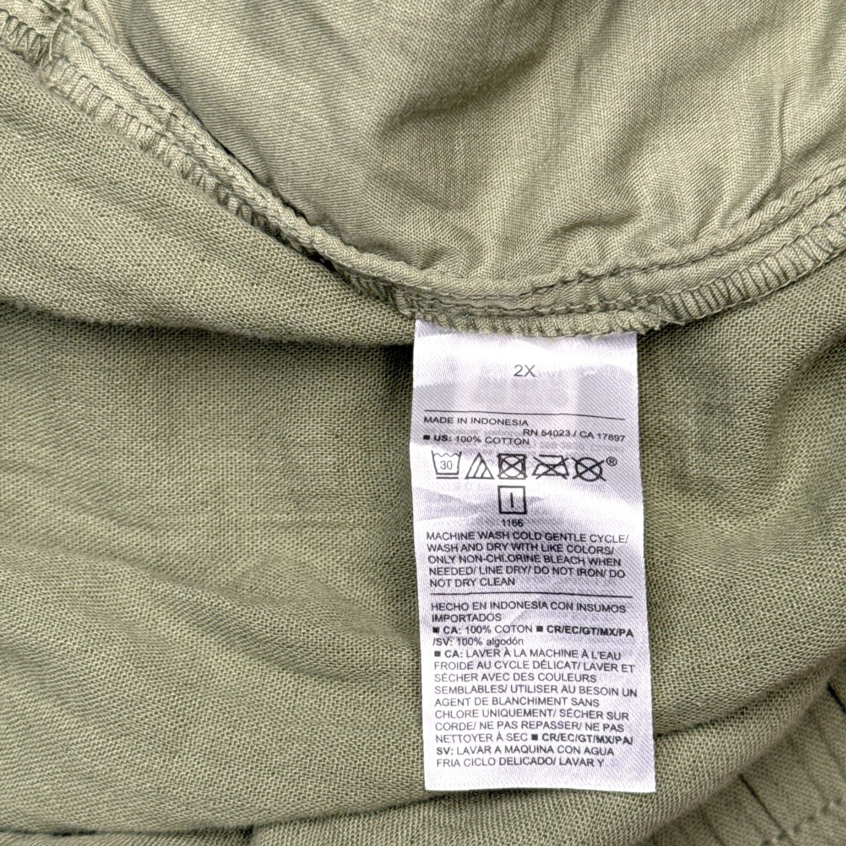 Old Navy Old Navy Pants Women's 2X High Rise Wide Leg Pull On Comfort Waistband Knit Cotton Blue Relaxed Fit Plus Size Size 40" / US 18 - 6 Thumbnail