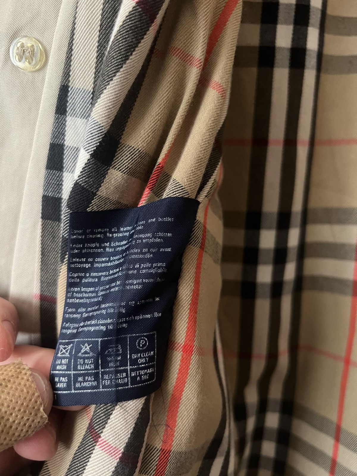 Burberry Prorsum × Vintage BURBERRY’S PRORSUM 90s VINTAGE TRENCH COAT NOVA CHECK CLOAK Size M / US 6-8 / IT 42-44 - 12 Thumbnail