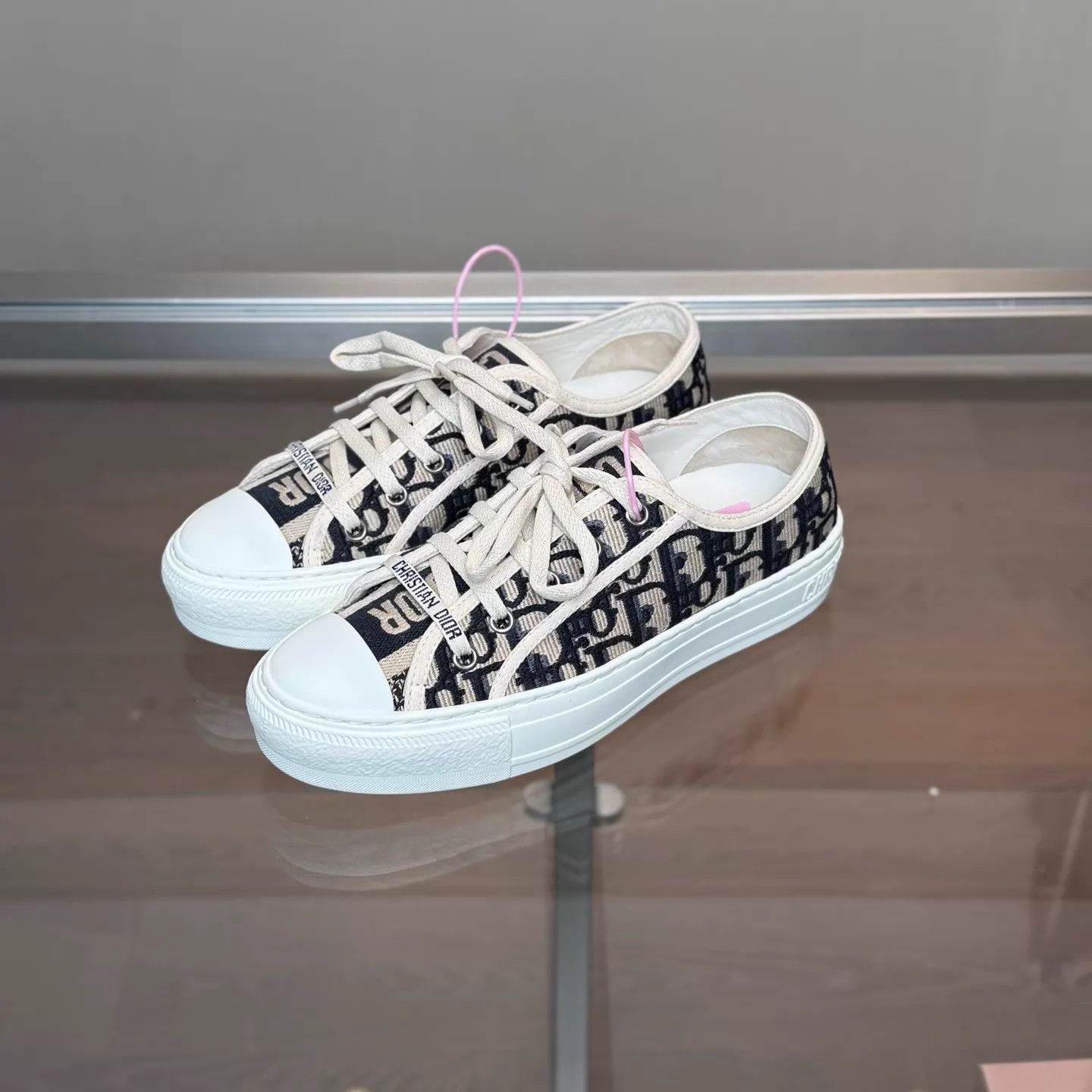 Dior Dior Walk'n'Dior Oblique Monogram Sneaker 36 Women's Size US 5.5 / IT 35.5 - 1 Thumbnail