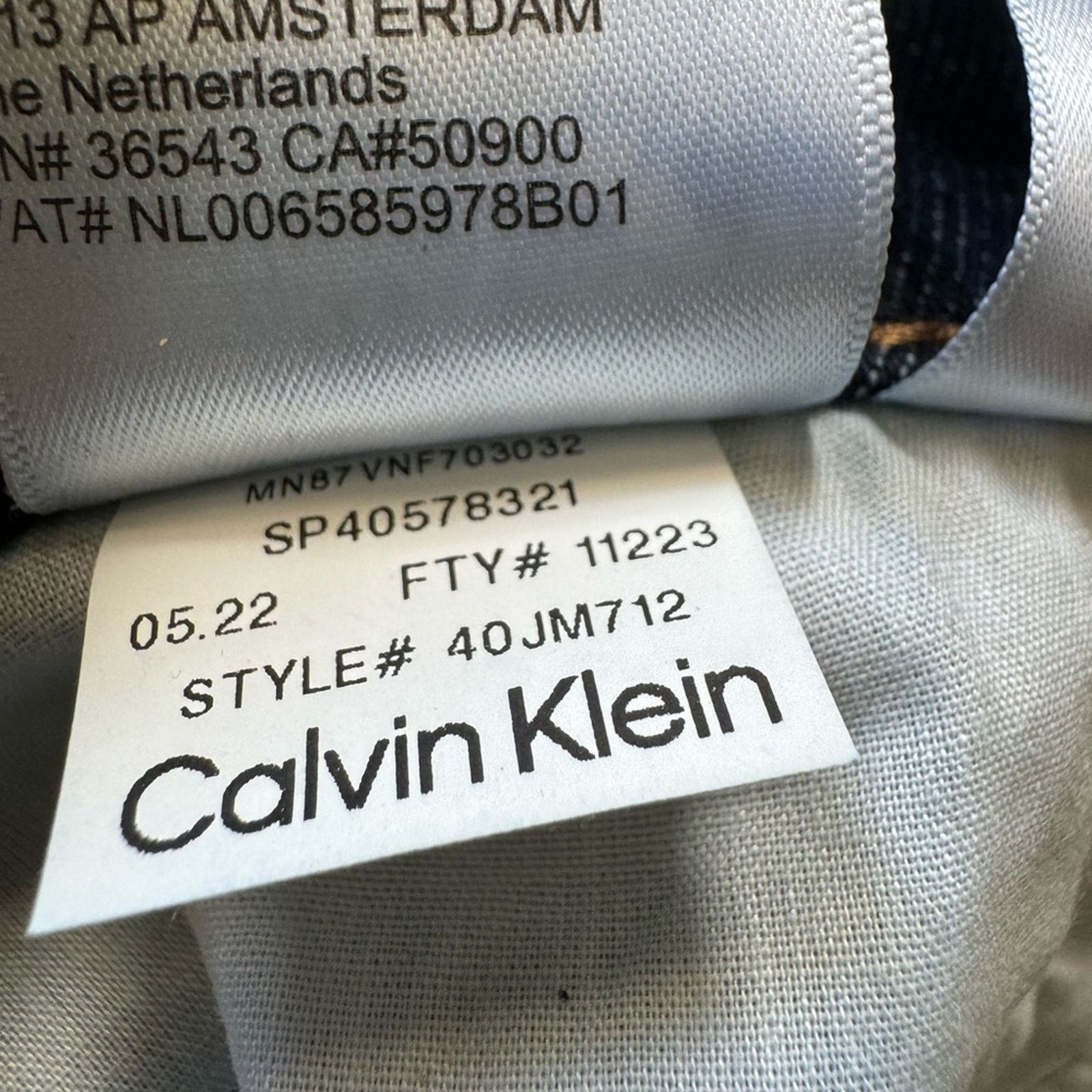 Calvin Klein Calvin Klein Slim-Fit Stretch Denim Jeans - Size 30x32 Size US 30 / EU 46 - 10 Thumbnail
