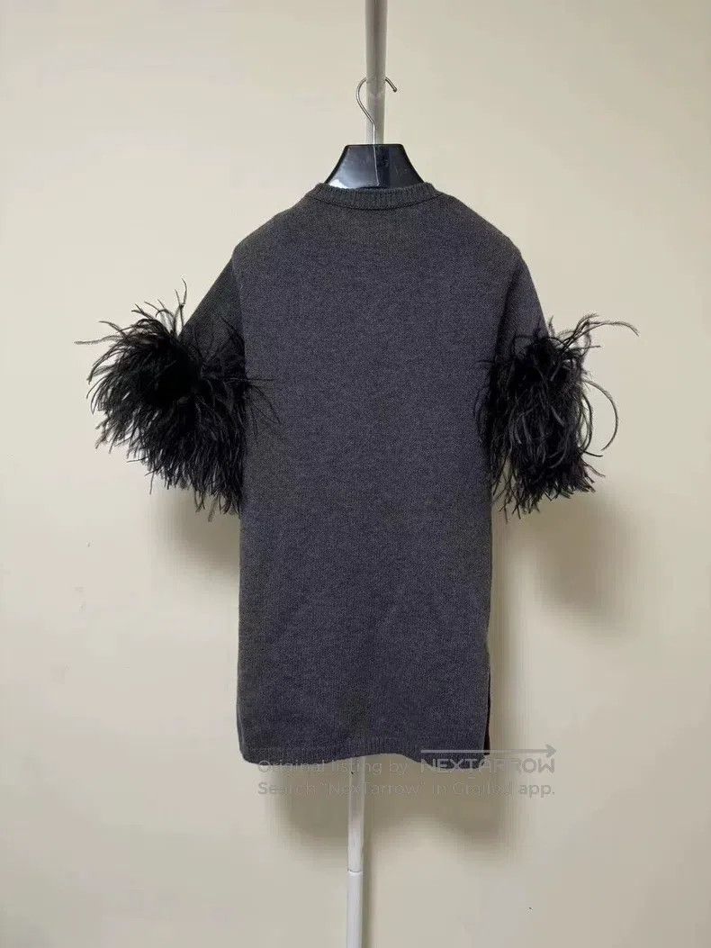 Valentino Valentino Ostrich wool sweater knitted skirt Size S / US 4 / IT 40 - 2 Thumbnail