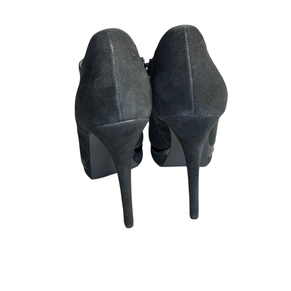 Other Kelsi Dagger Black Suede Platform High Heel Ankle Boots Siz Size US 8 / IT 38 - 5 Thumbnail