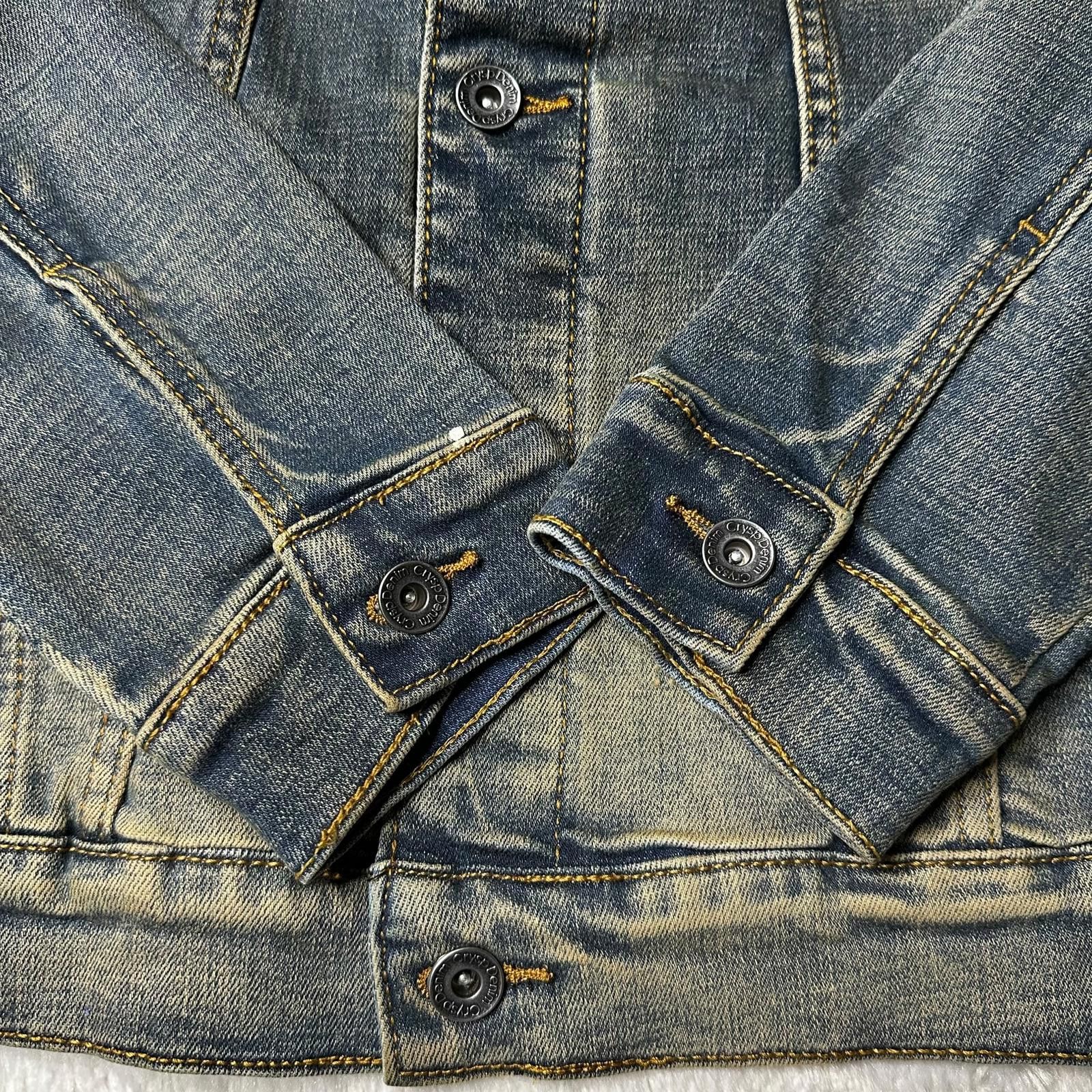 Crysp Denim NWT Crysp Denim Distressed Stretch Denim Jacket Mens M Size US M / EU 48-50 / 2 - 5 Thumbnail