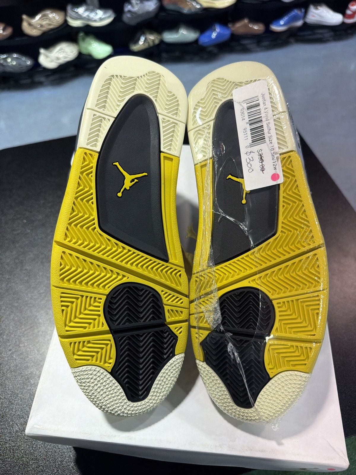 Jordan Brand Jordan 4 Vivid Sulfur Size-12W/10.5M Brand New Quick Ship Size US 10.5 / EU 43-44 - 6 Thumbnail