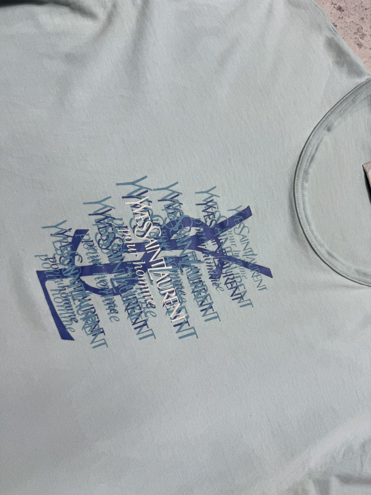 Yves Saint Laurent YvesSaintLaurent YSL Luxury T-Shirt Big Logo Vintage Size US XXL / EU 58 / 5 - 4 Thumbnail