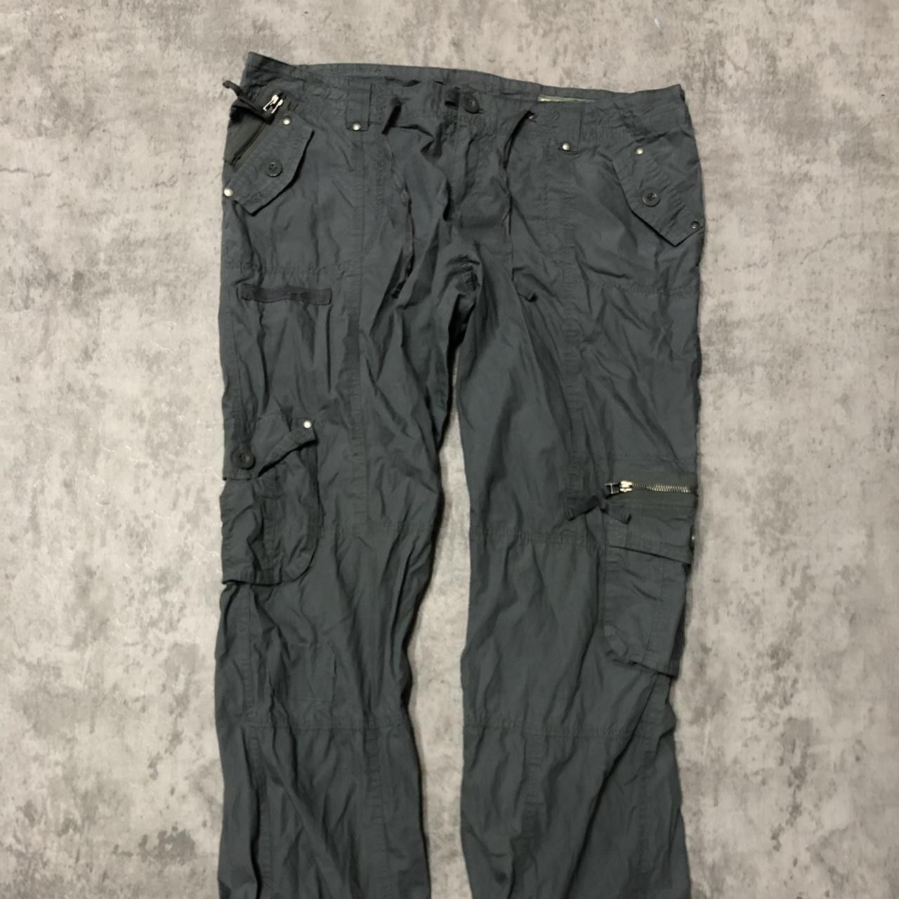 Other 34?? Black Elane Earth cargo pants with adjustable waist Size US 34 / EU 50 - 1 Thumbnail