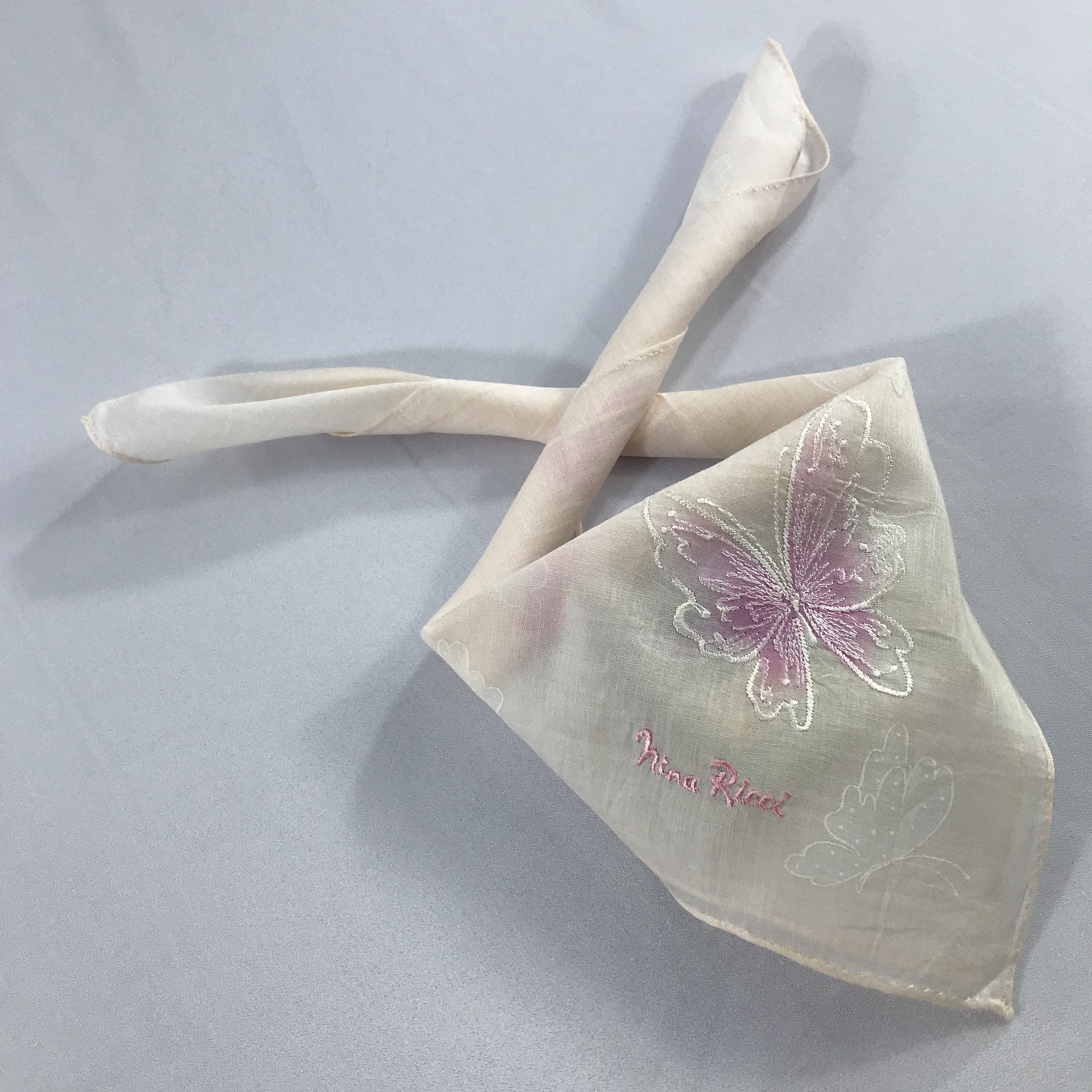 Nina Ricci × Vintage Nina Ricci Bandana / Handkerchief / Neckerchief - S2347 Size ONE SIZE - 4 Thumbnail